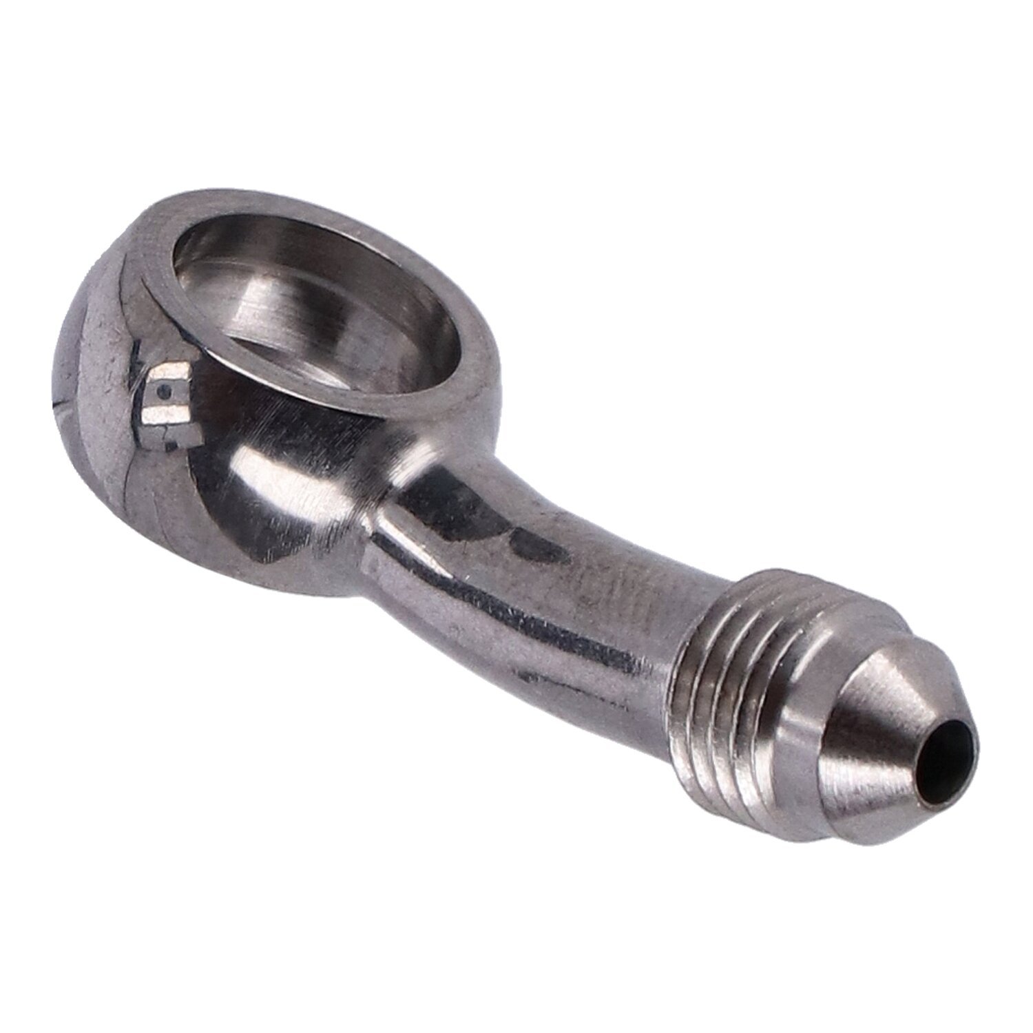 Goodridge, Slimline banjo fitting 7/16", 20 degrees. SS