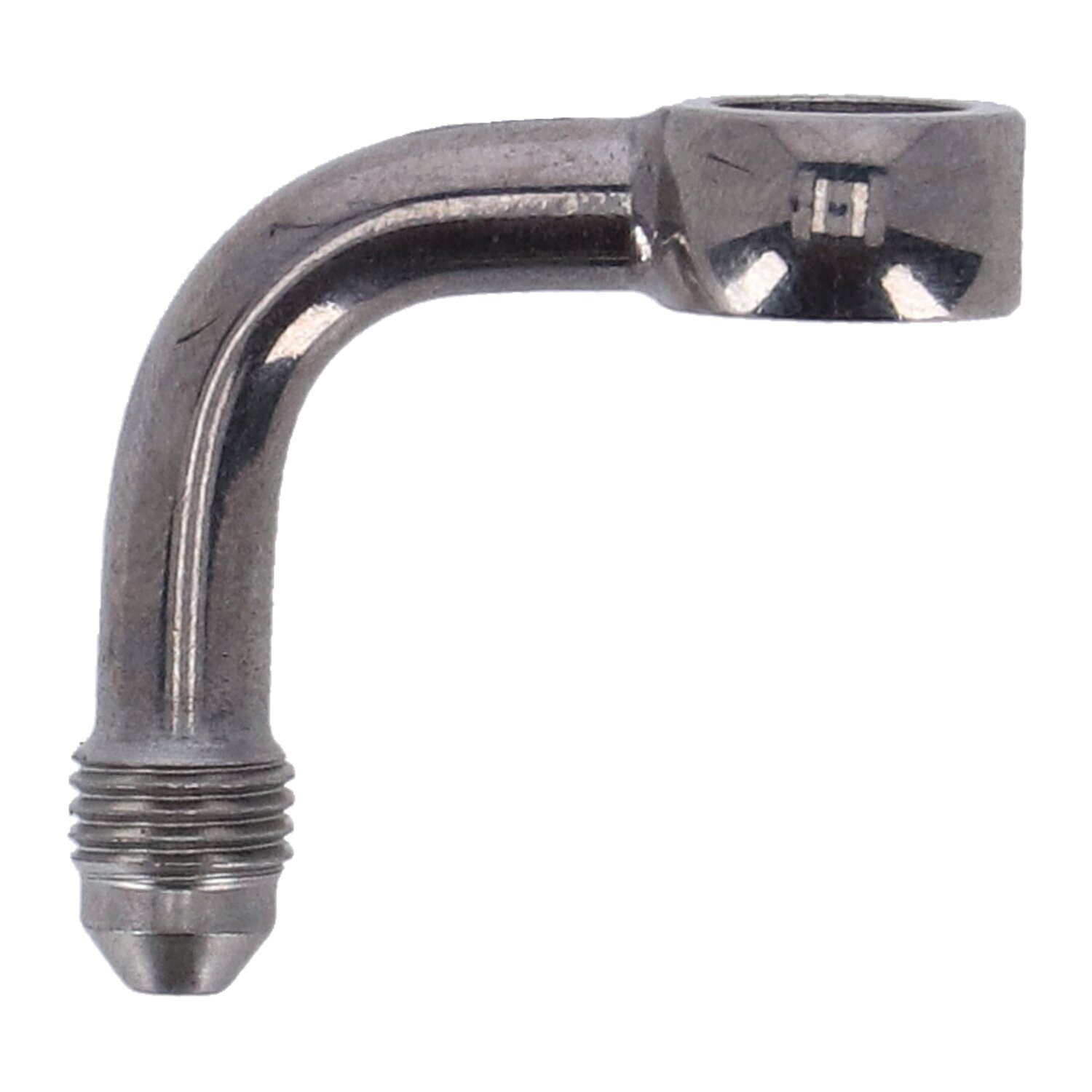 Goodridge, Slimline banjo fitting 3/8", 90 degrees. SS