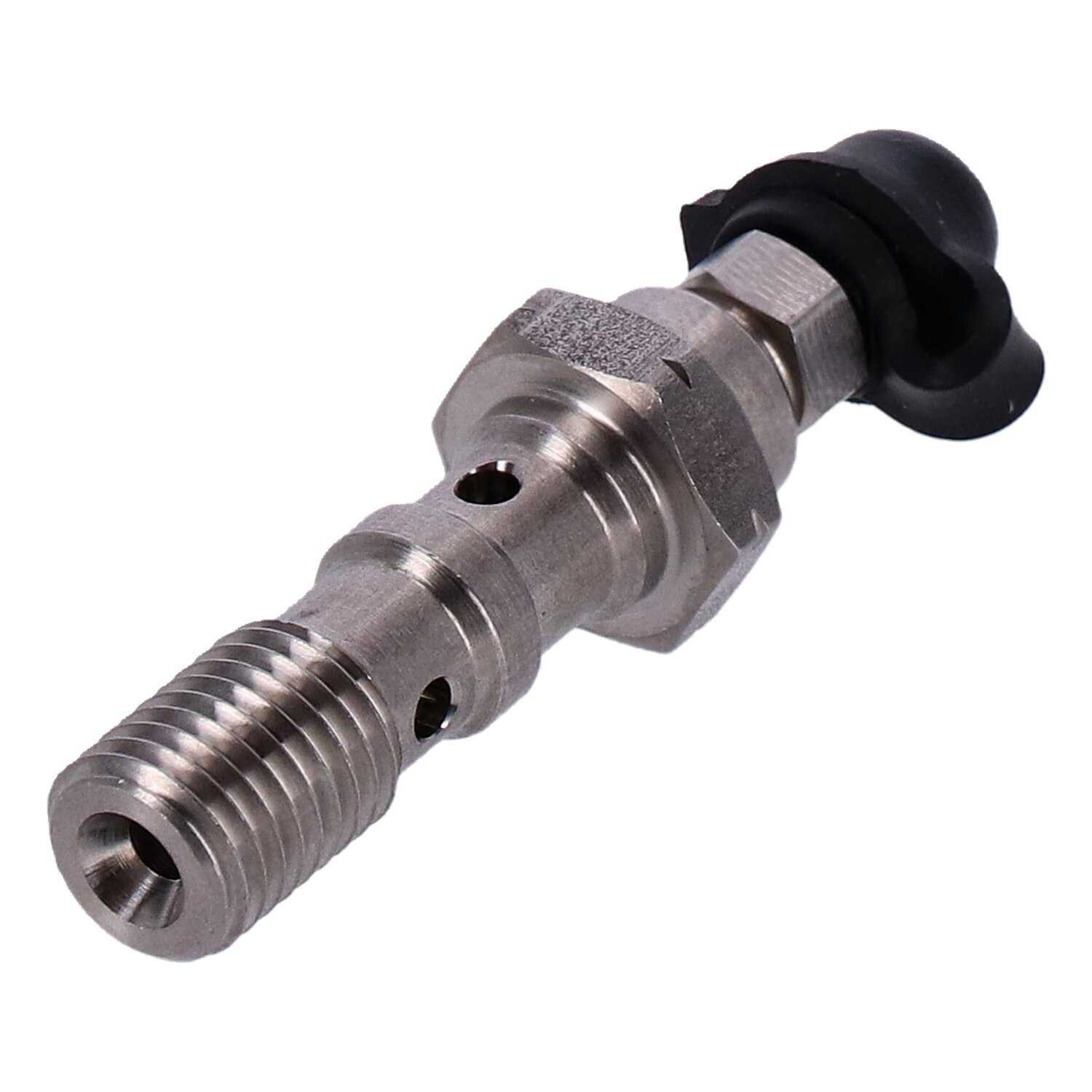 Goodridge, M10 x 1.25 double banjo bolt with bleed nipple