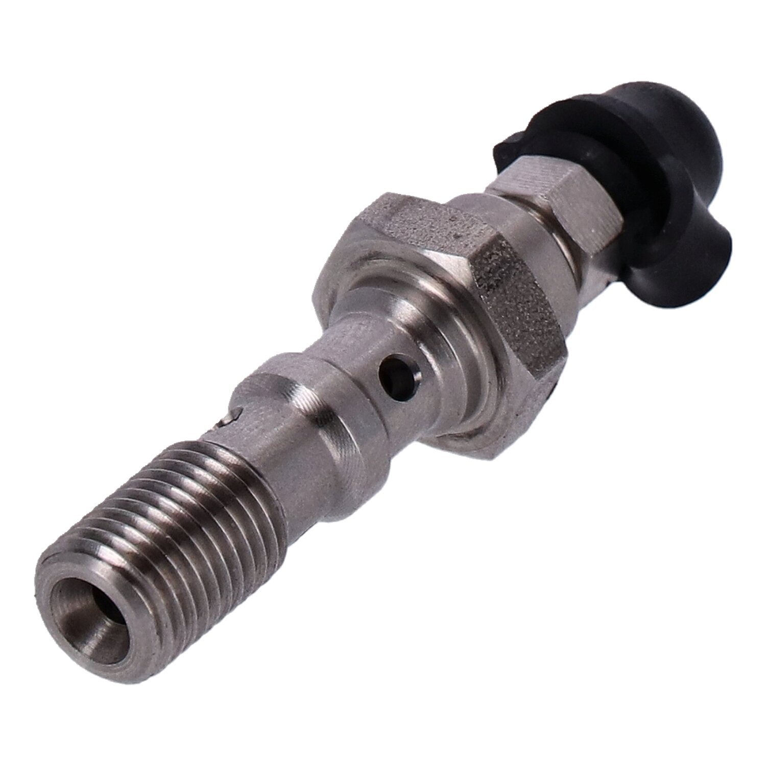 Goodridge, 3/8-24 double banjo bolt with bleed nipple