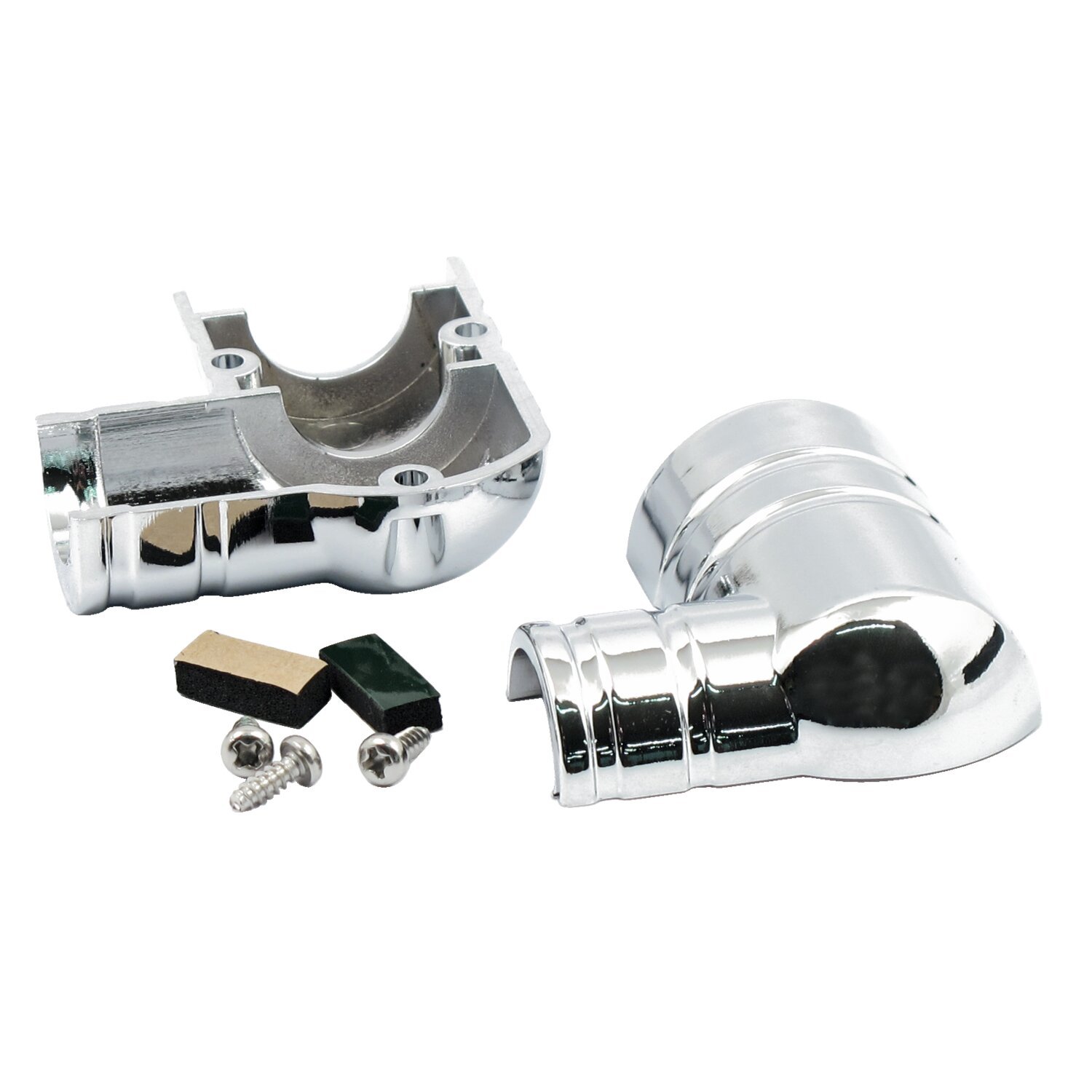 Fuel tank fitting cover kit efi, Chrome