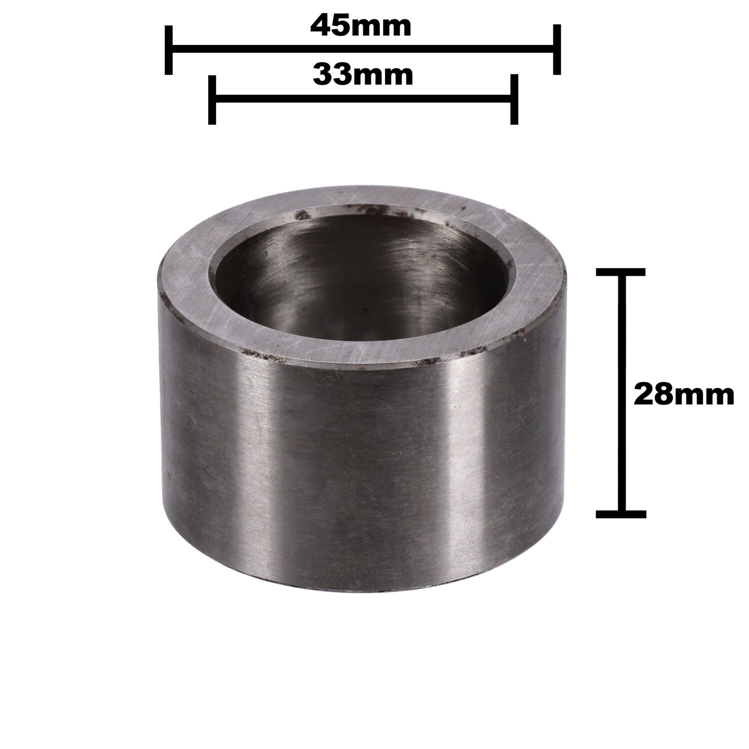 Spacer, sprocket shaft