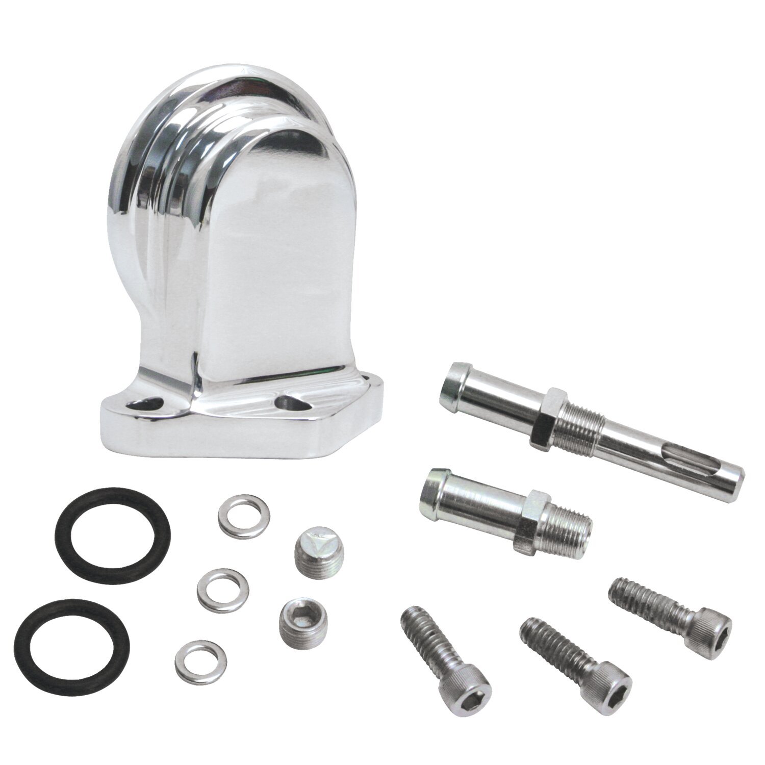 S&S, Twin Cam billet oil filter mount kit, Polished