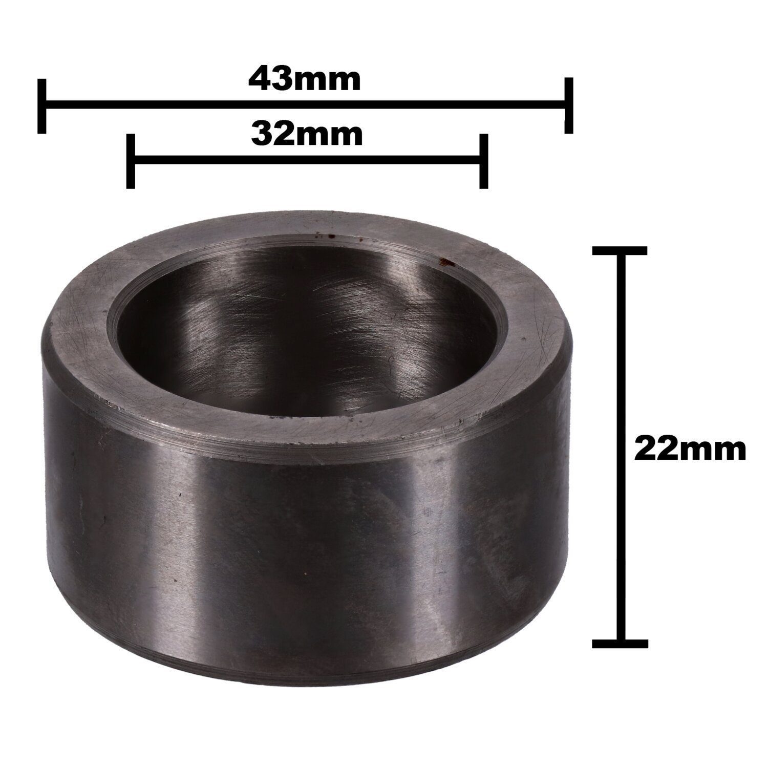 Spacer, sprocket shaft