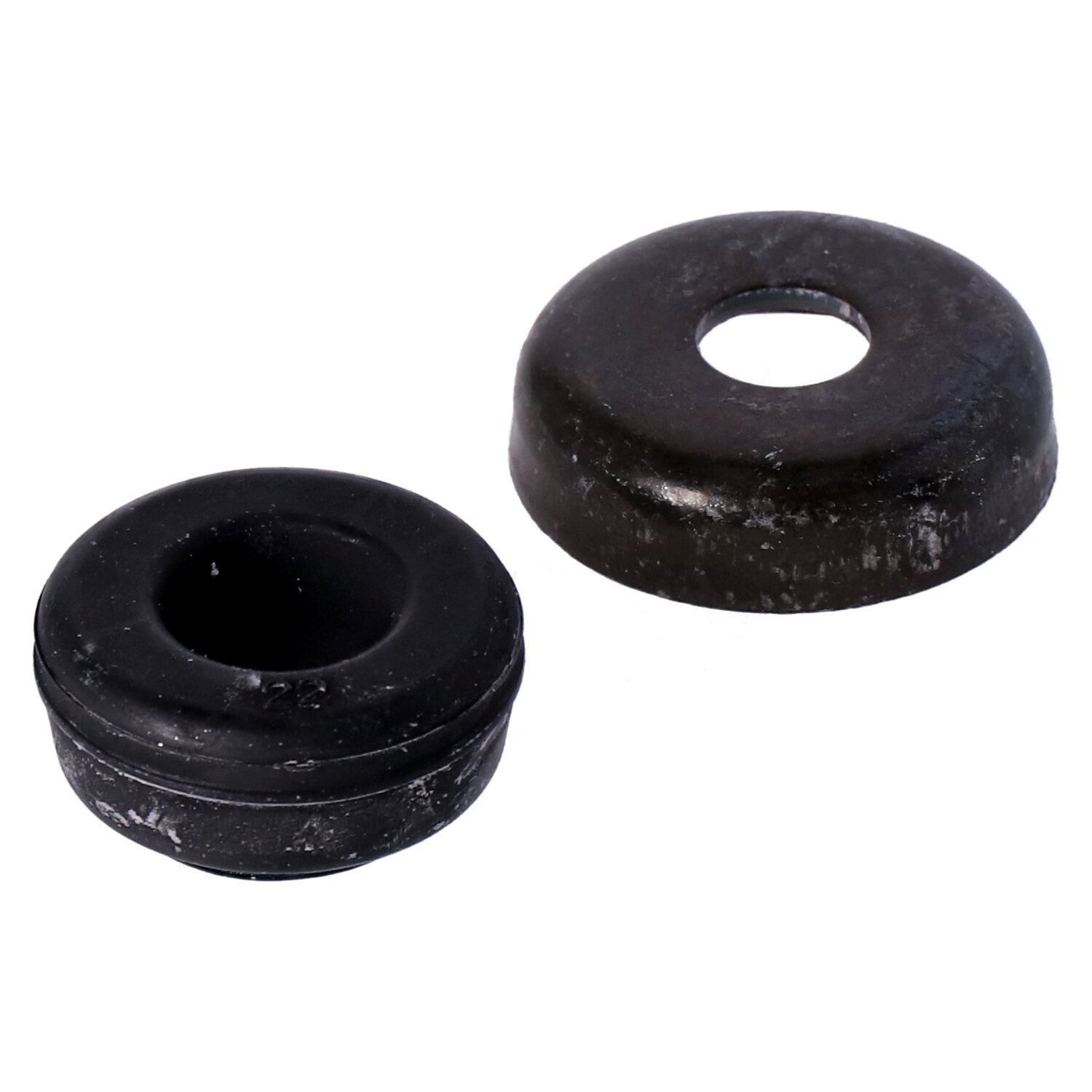 Washer with grommet, shock mount