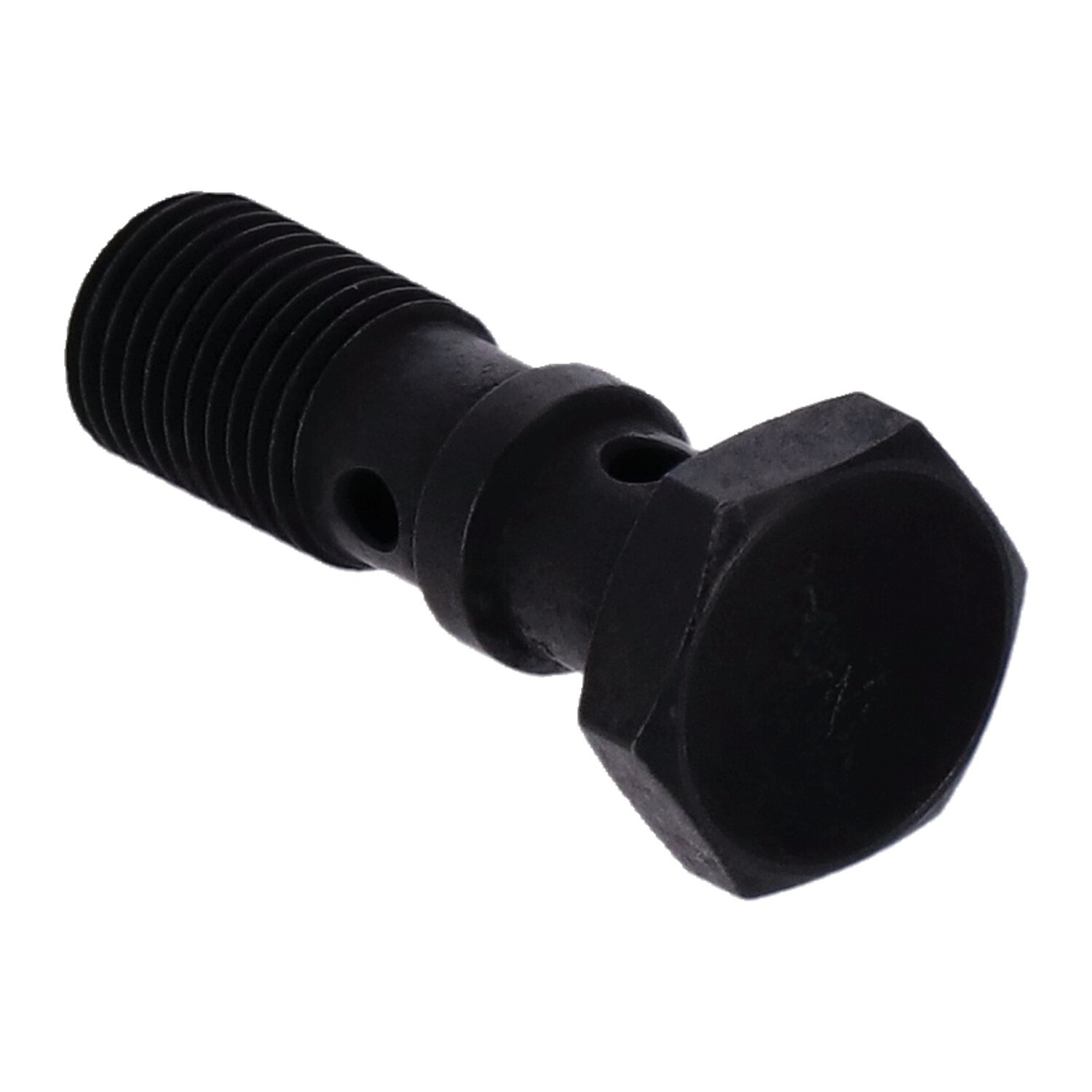 Goodridge 3/8-24 double banjo bolt, Black