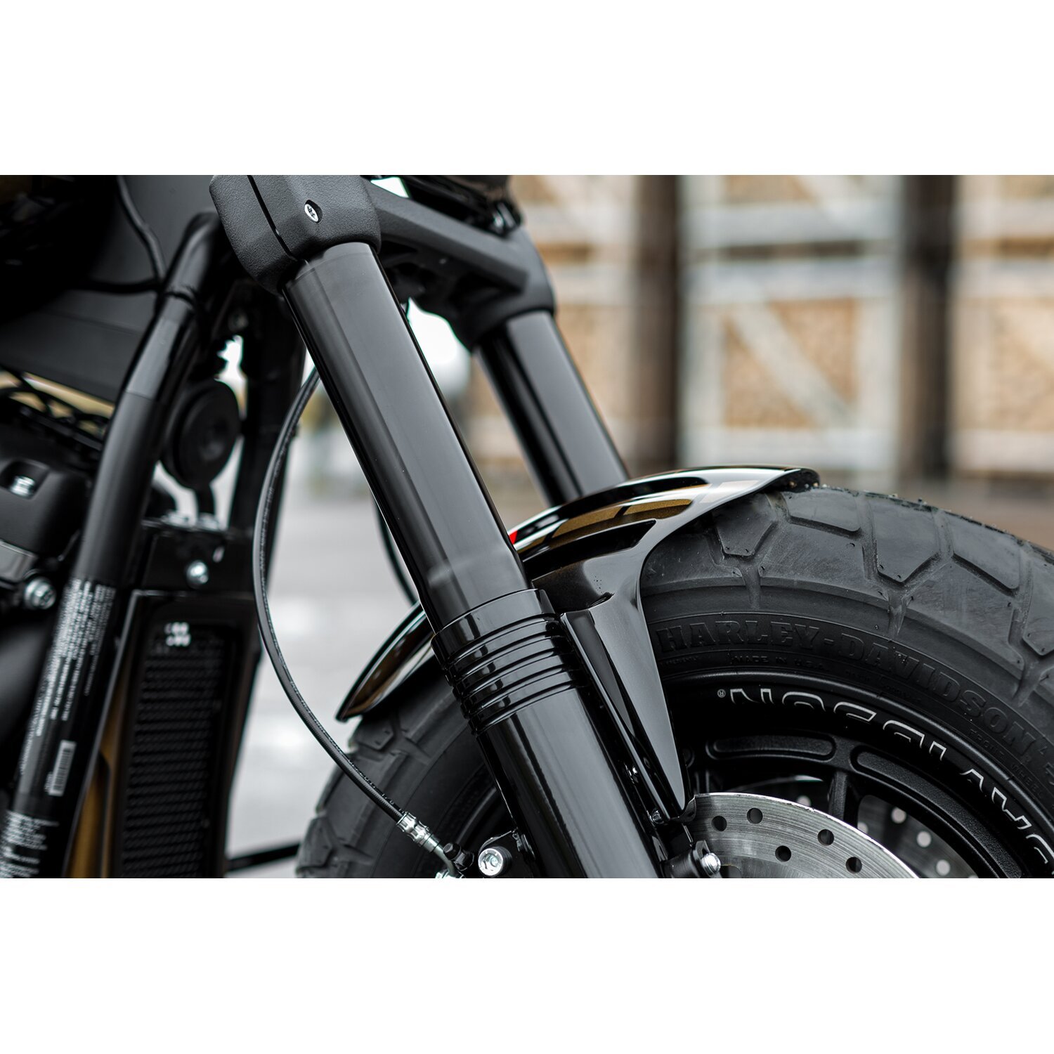 Killer Custom, 'Aggressor' front fender, Black
