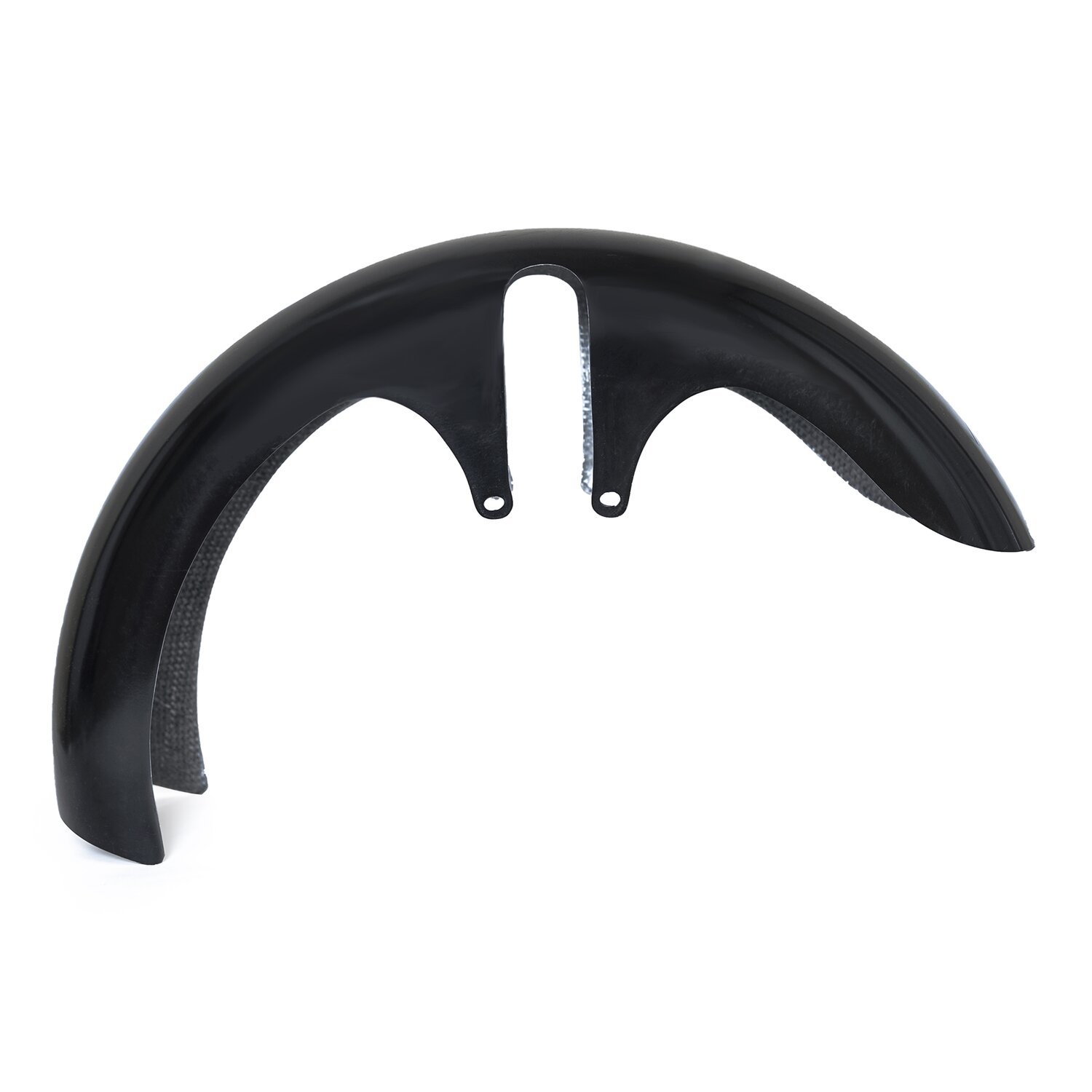 Killer Custom, 'Wrapper' front fender, 21 x 5.50 fat wheels, Black, Gloss