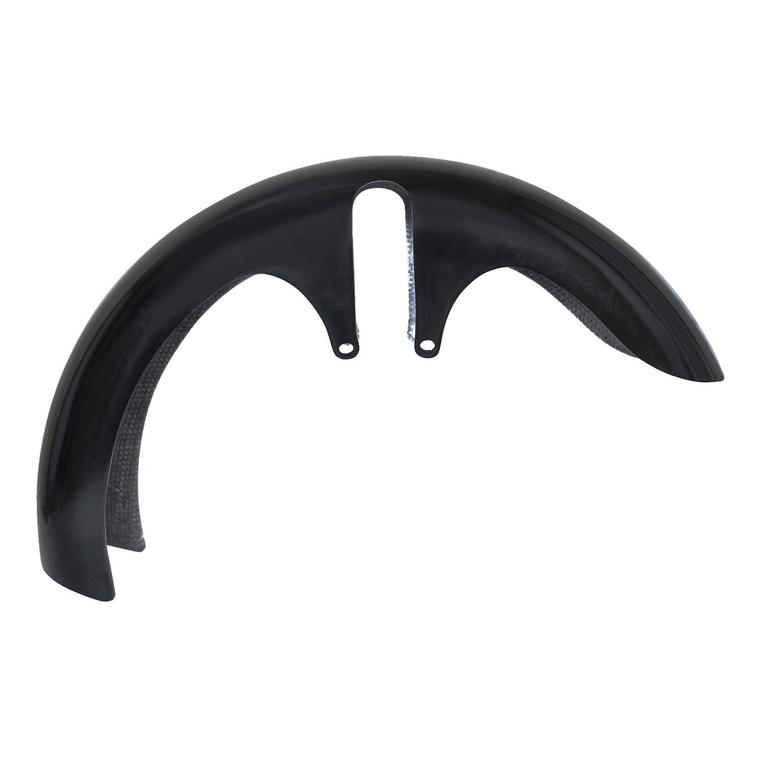 Killer Custom, 'Wrapper' front fender, 18 x 5.50 fat wheels, Black, Gloss
