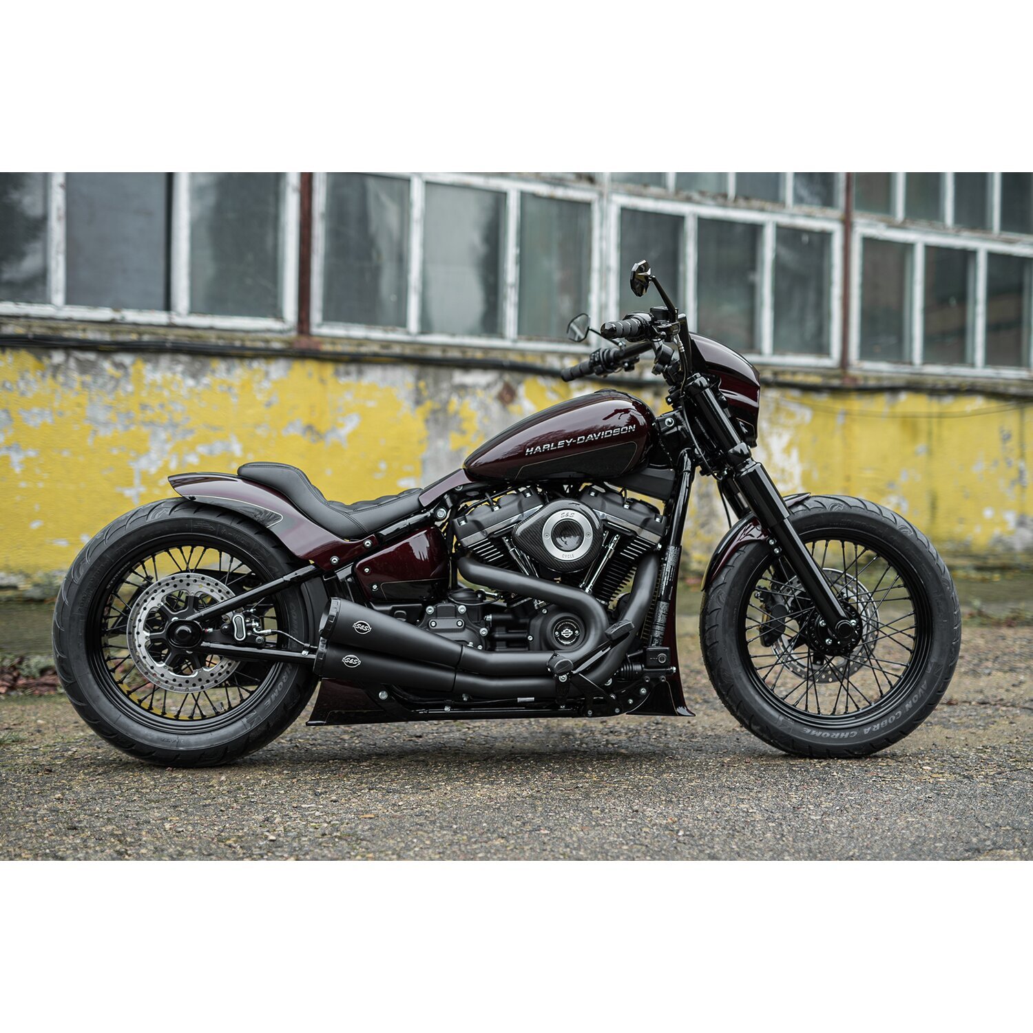 Killer Custom, 'Bobbstr' rear fender kit. For 180-200 tire, Unpainted, Raw