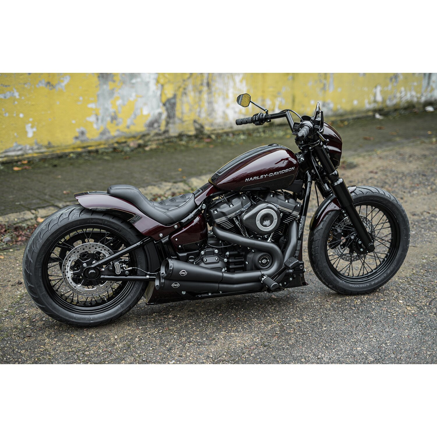 Killer Custom, 'Bobbstr' rear fender kit. For 180-200 tire, Unpainted, Raw