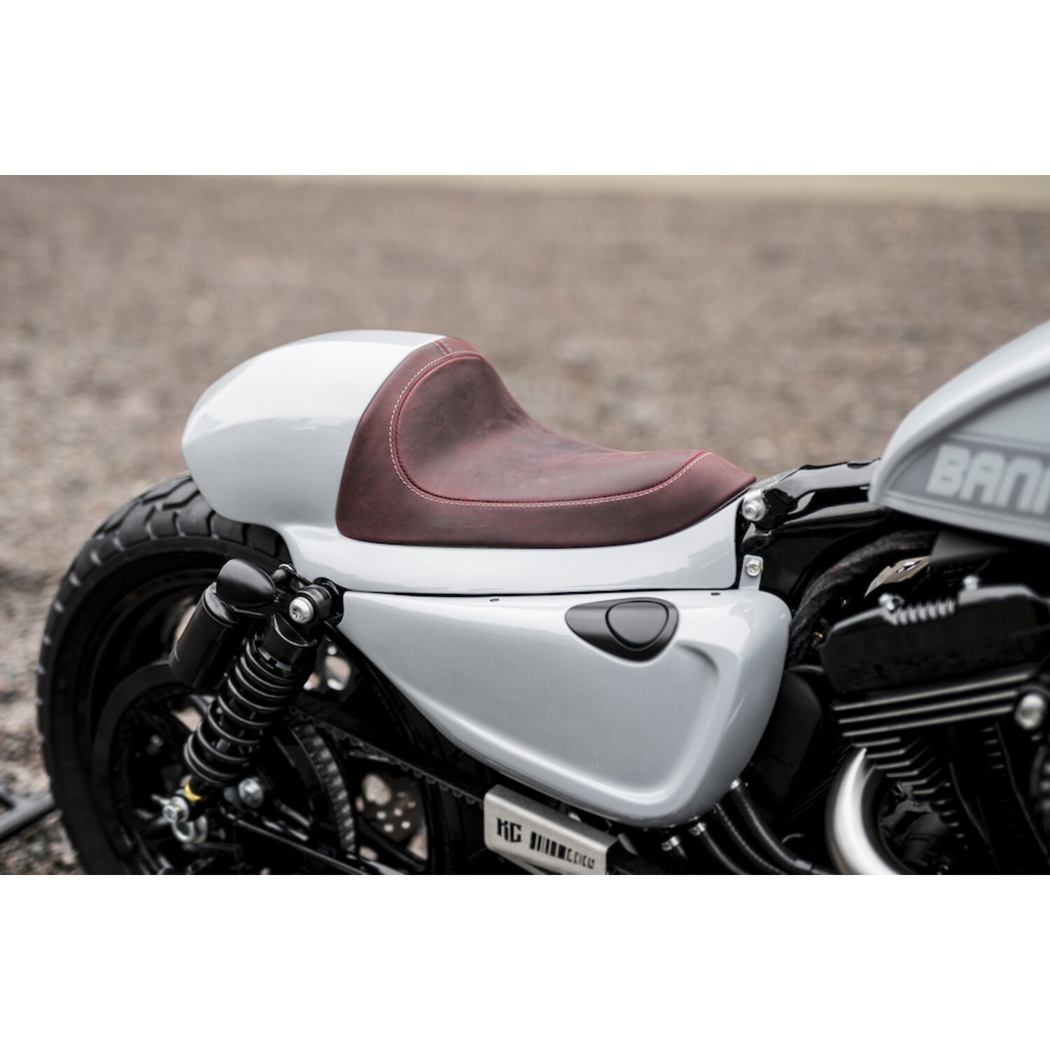 Killer Custom, 'Cafe Racer' solo rear fender kit, Unpainted, Raw