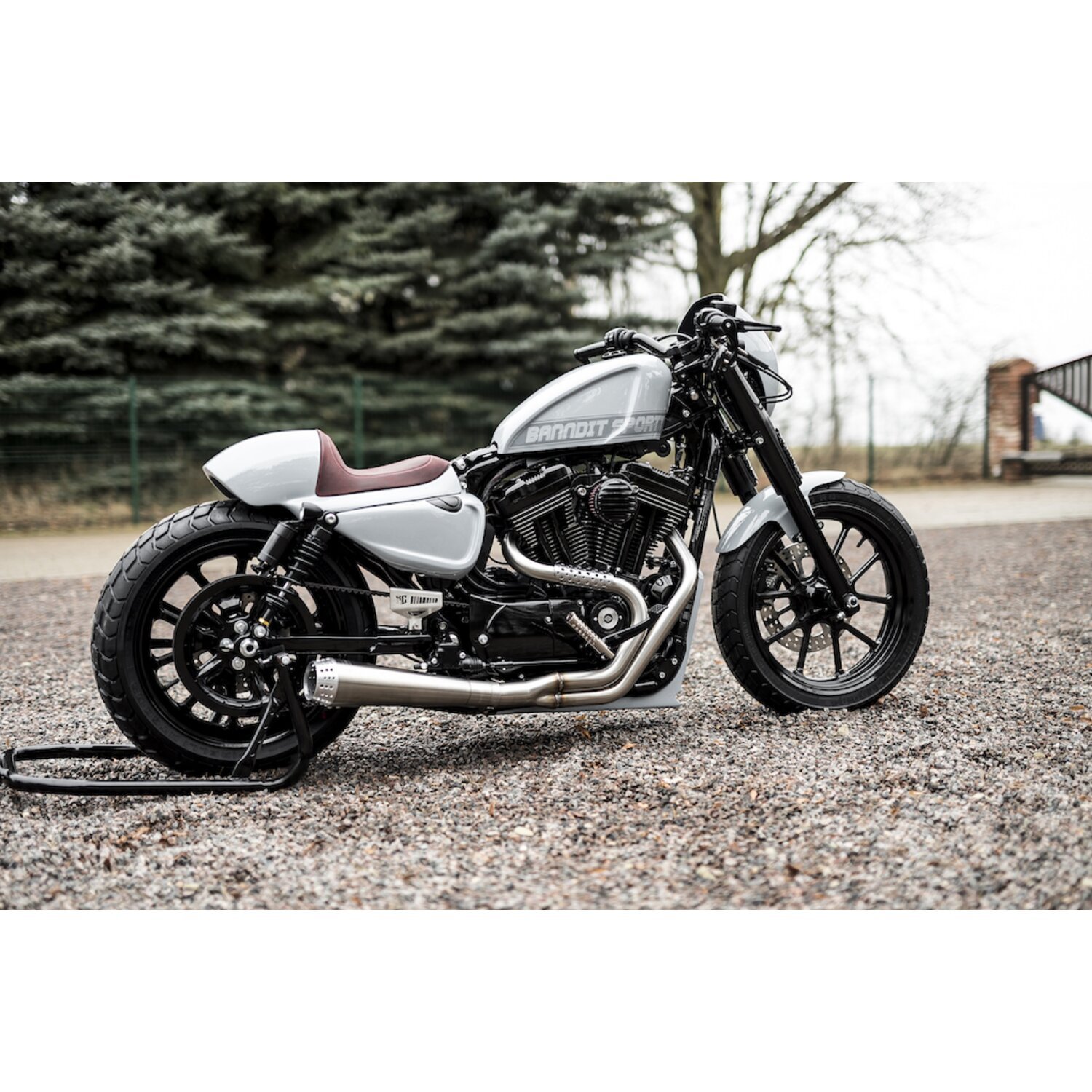 Killer Custom, 'Cafe Racer' solo rear fender kit, Unpainted, Raw