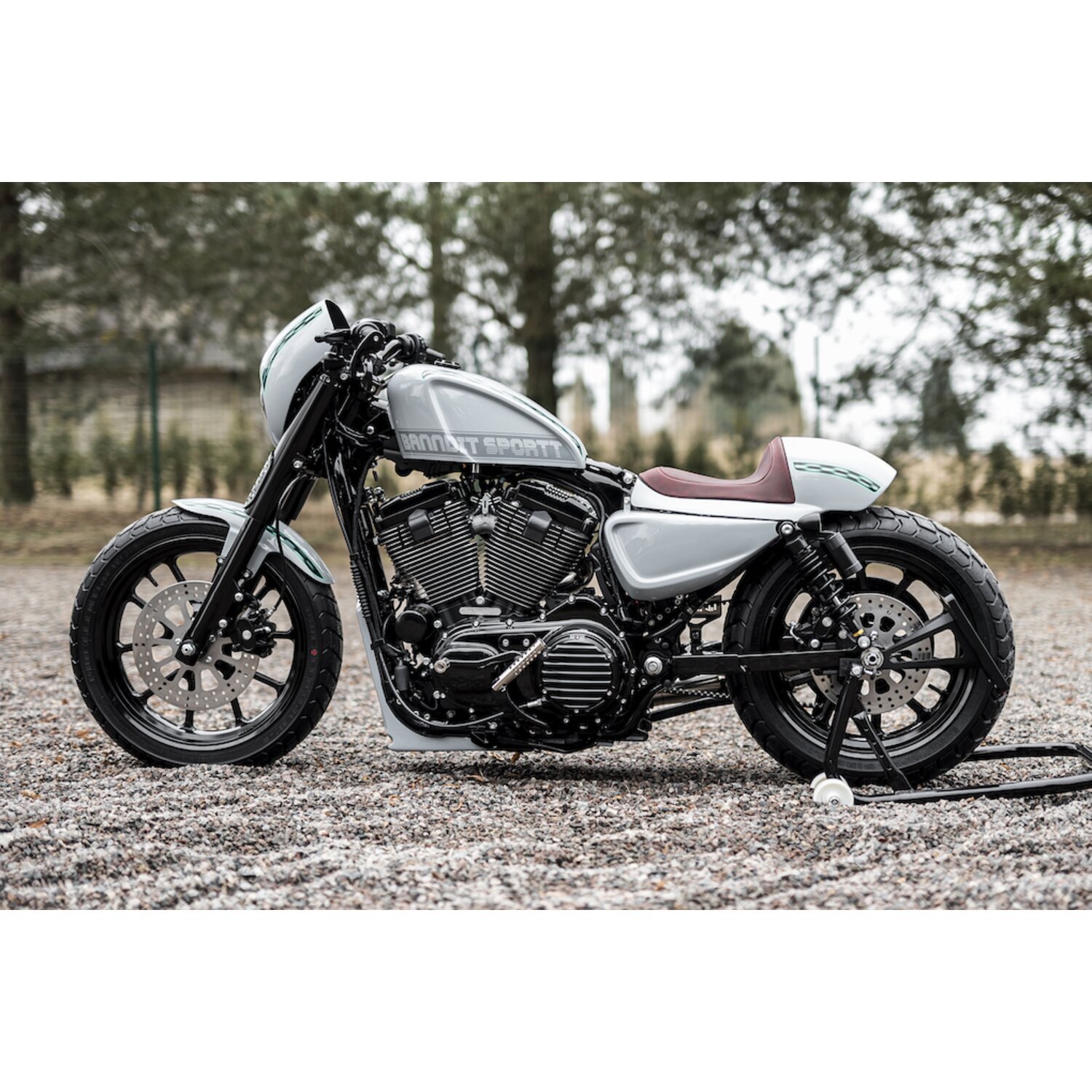 Killer Custom, 'Cafe Racer' solo rear fender kit, Unpainted, Raw