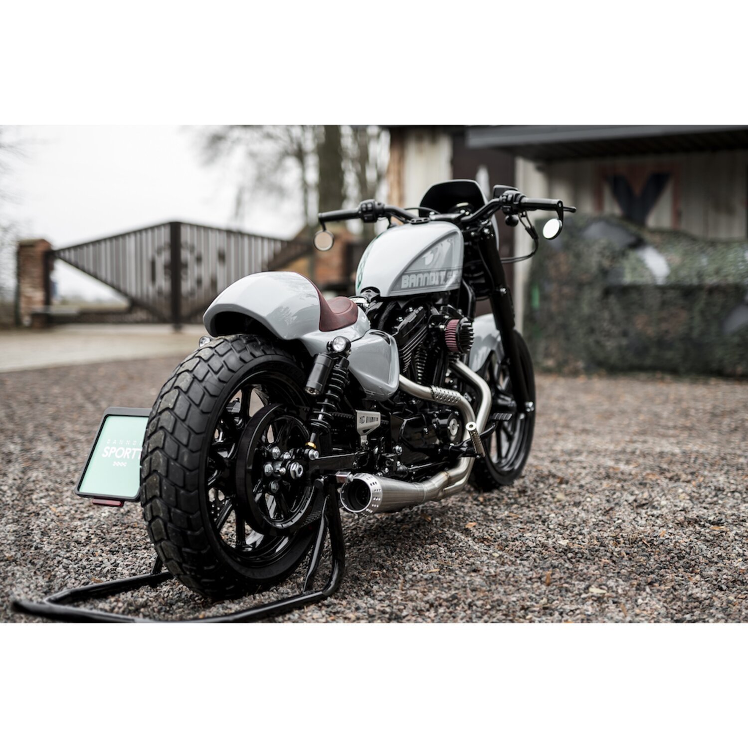Killer Custom, 'Cafe Racer' solo rear fender kit, Unpainted, Raw