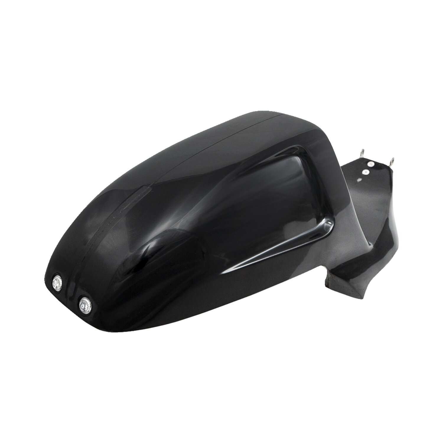 Killer Custom, 'Sport Racer' solo rear fender kit. Lights, Black, Gloss