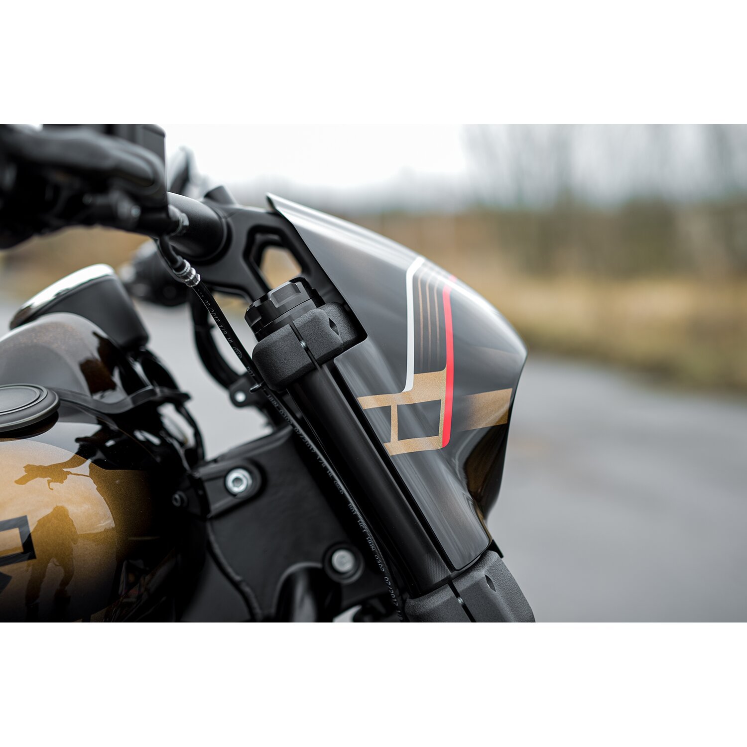 Killer Custom, 'Aggressor' headlamp fairing, Unpainted