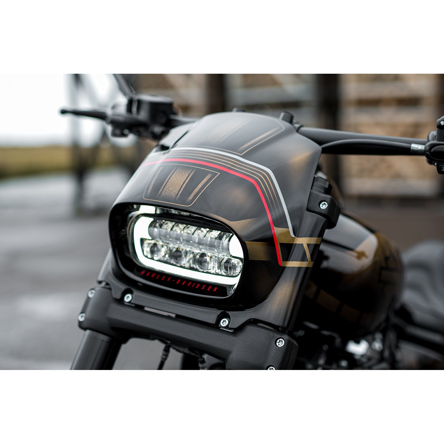 Killer Custom, 'Aggressor' headlamp fairing, Unpainted