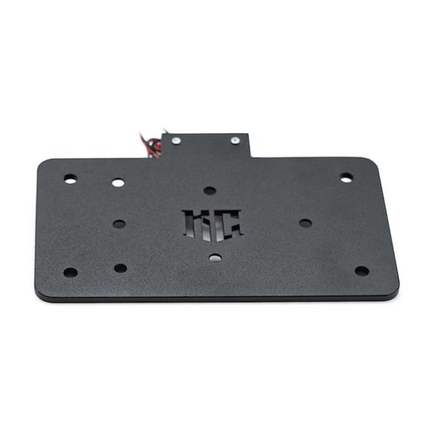 Killer Custom, 'Web' license plate holder. Japan, Black, Matte