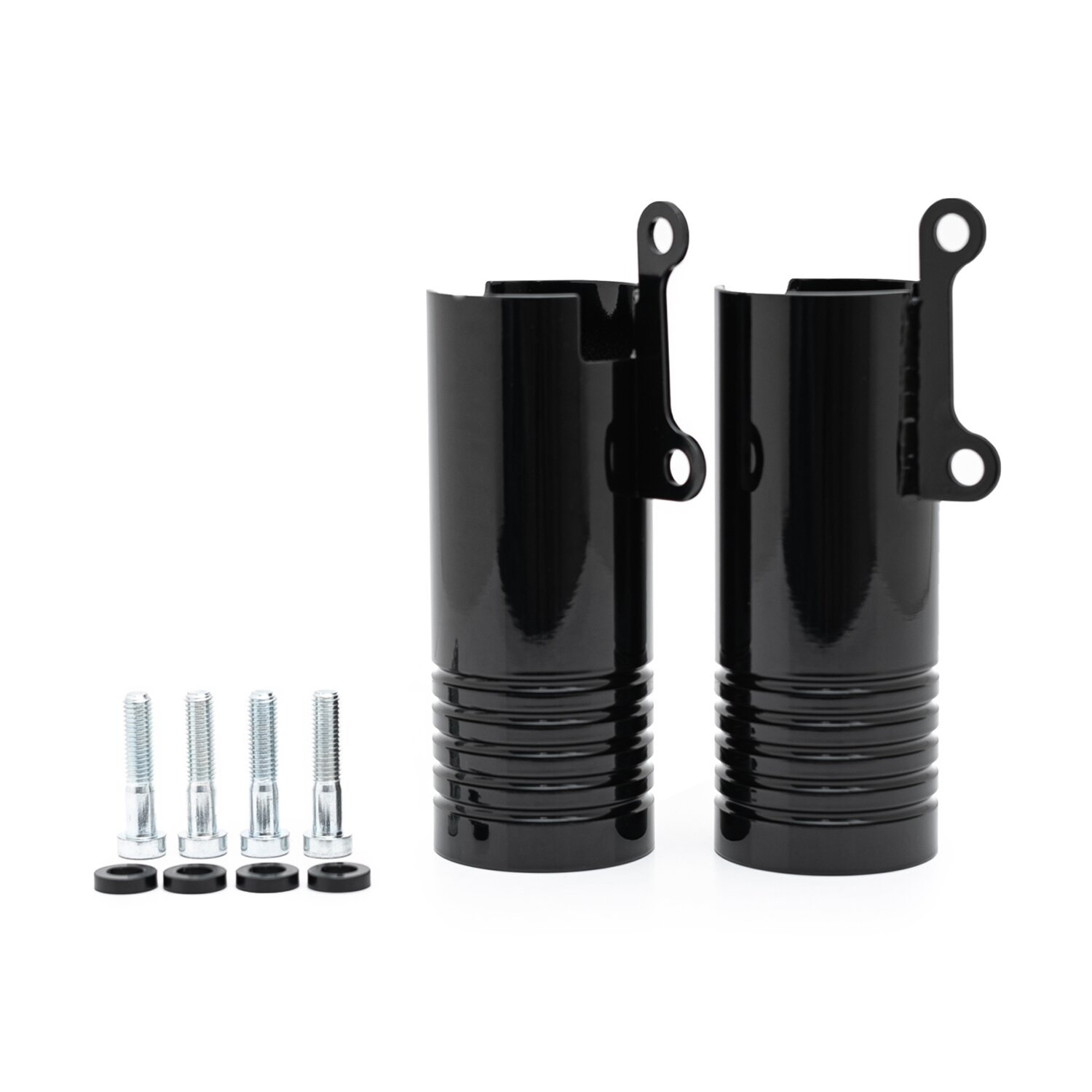 Killer Custom, lower fork covers, Black, Gloss
