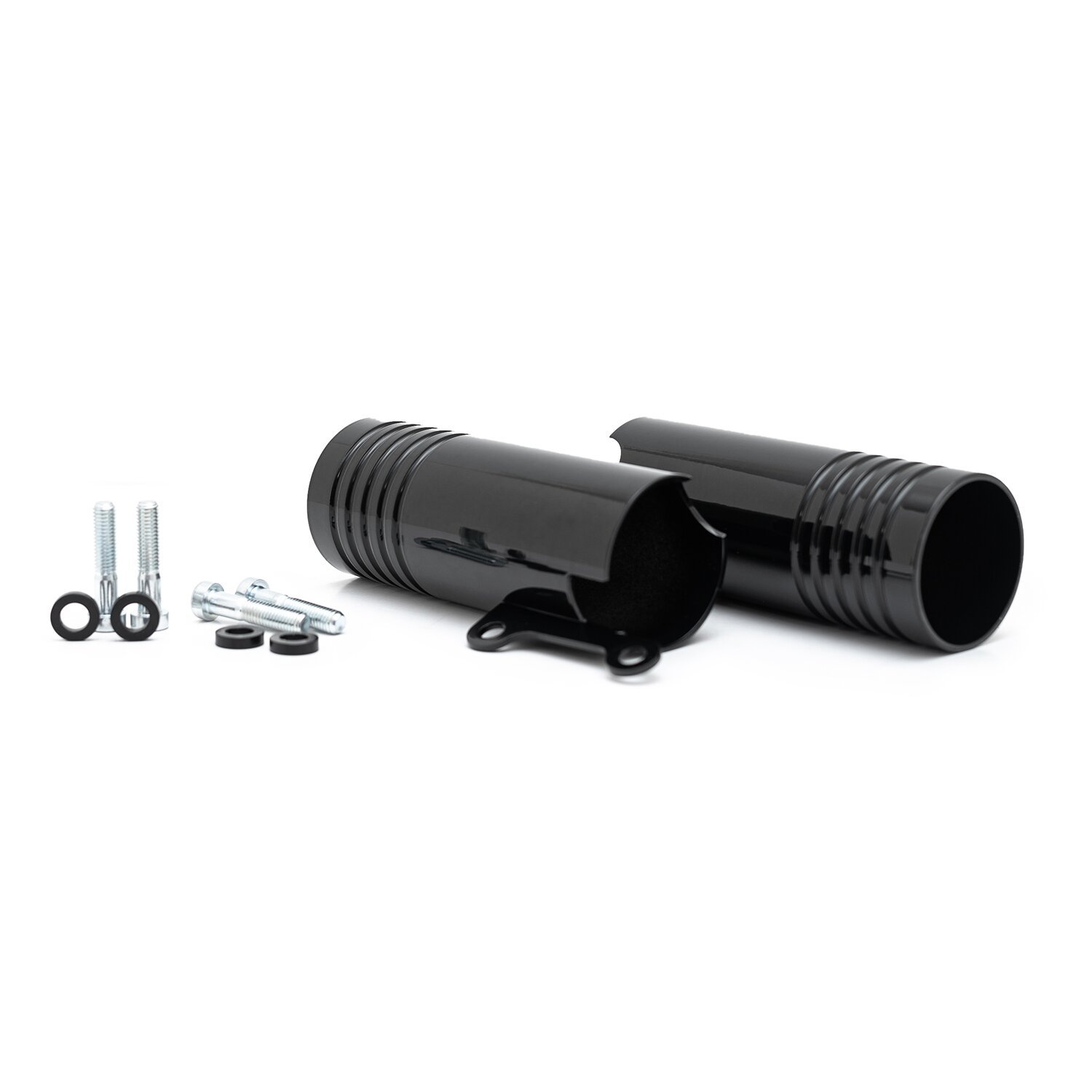 Killer Custom, lower fork covers, Black, Gloss
