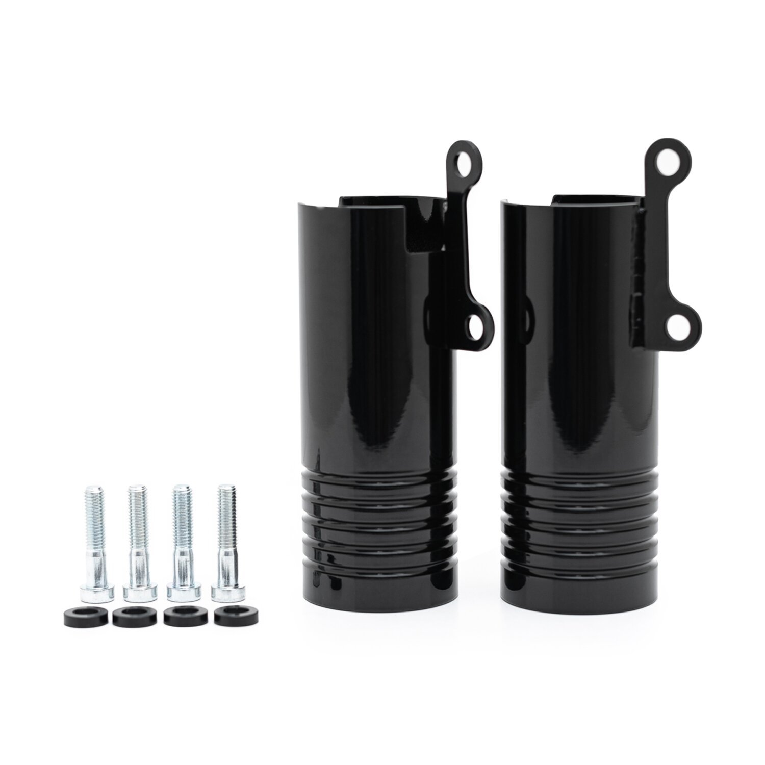 Killer Custom, lower fork covers, Black, Gloss