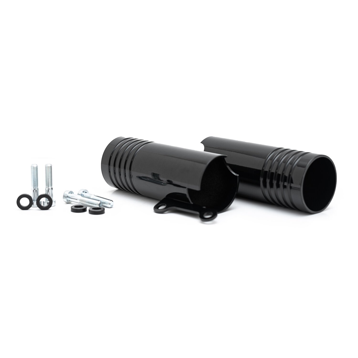 Killer Custom, lower fork covers, Black, Gloss