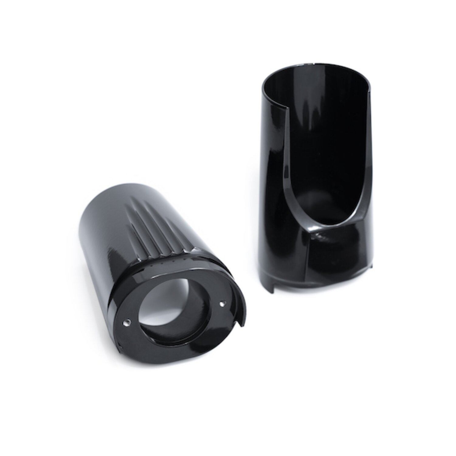Killer Custom, upper fork covers for 5.50" wide wheels, Black, Gloss