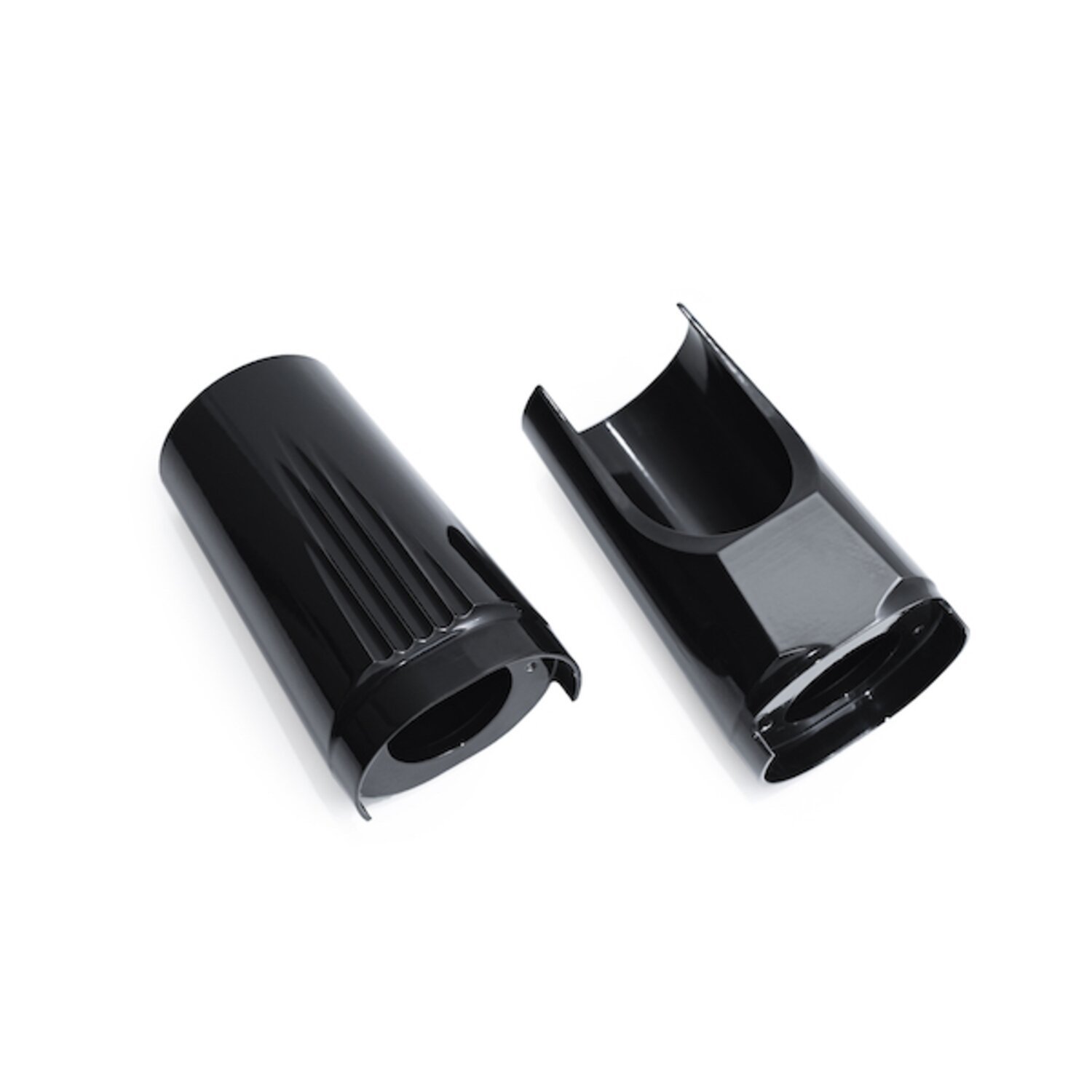 Killer Custom, upper fork covers for 5.50" wide wheels, Black, Gloss