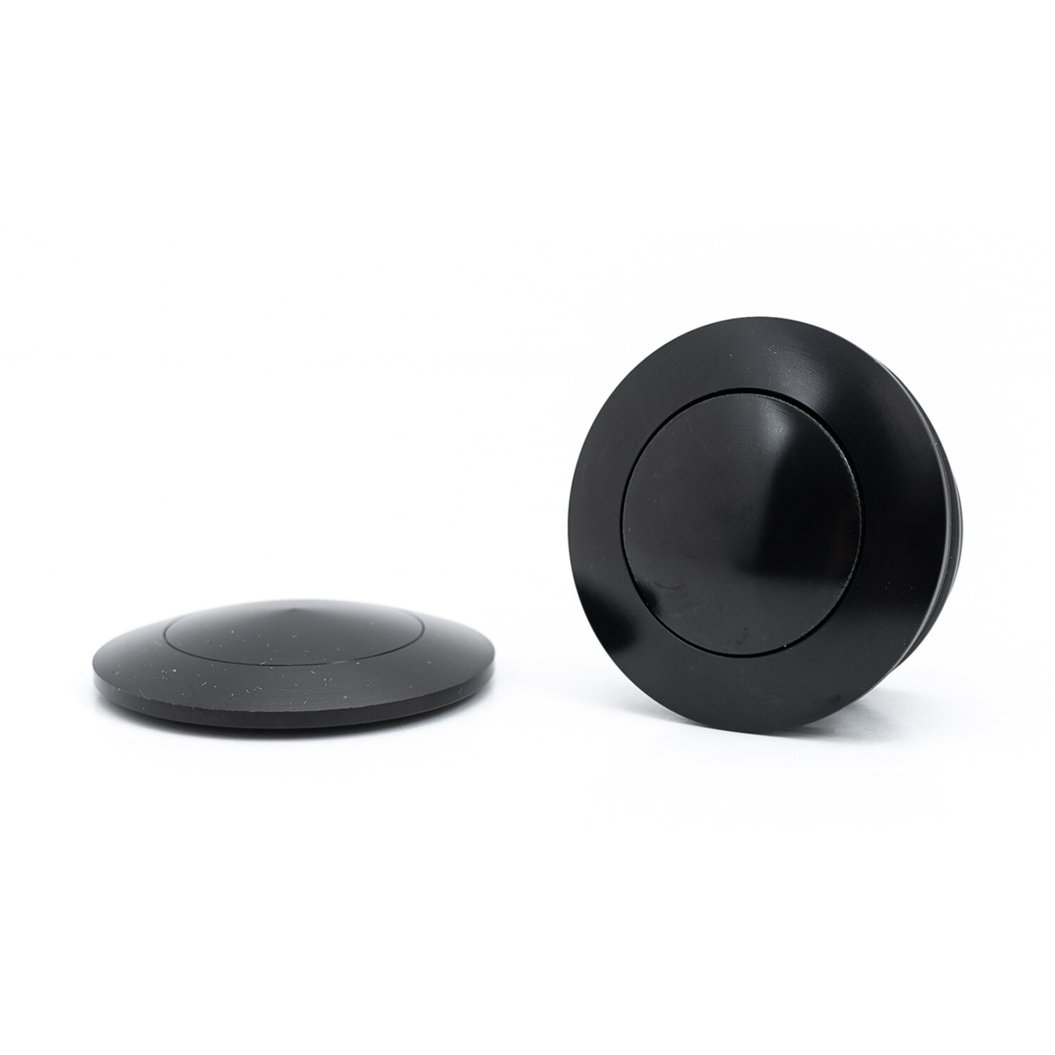 Killer Custom, flush-mount fuel cap kit, Black, Gloss
