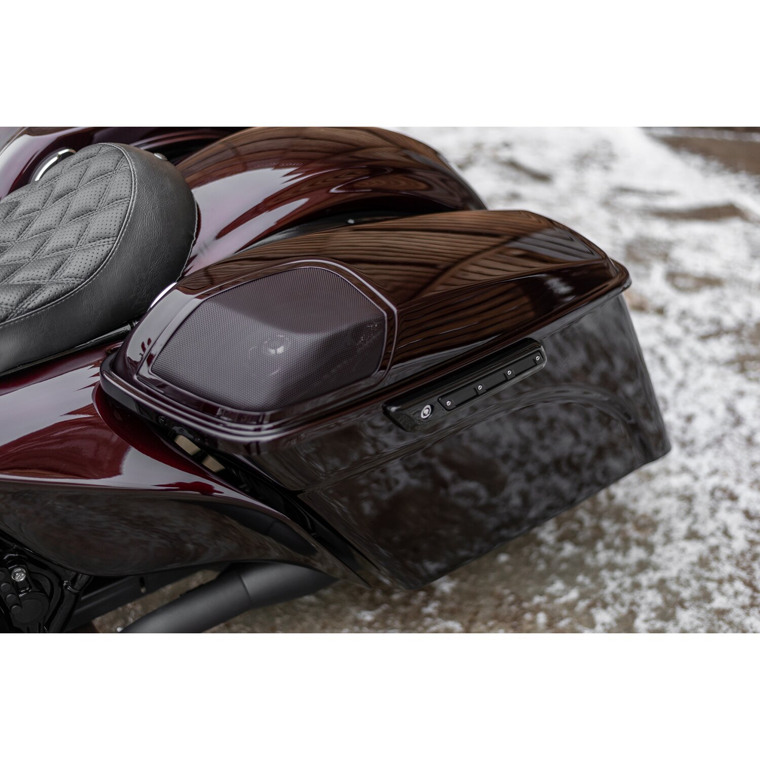 Killer Custom, saddlebag latch inserts