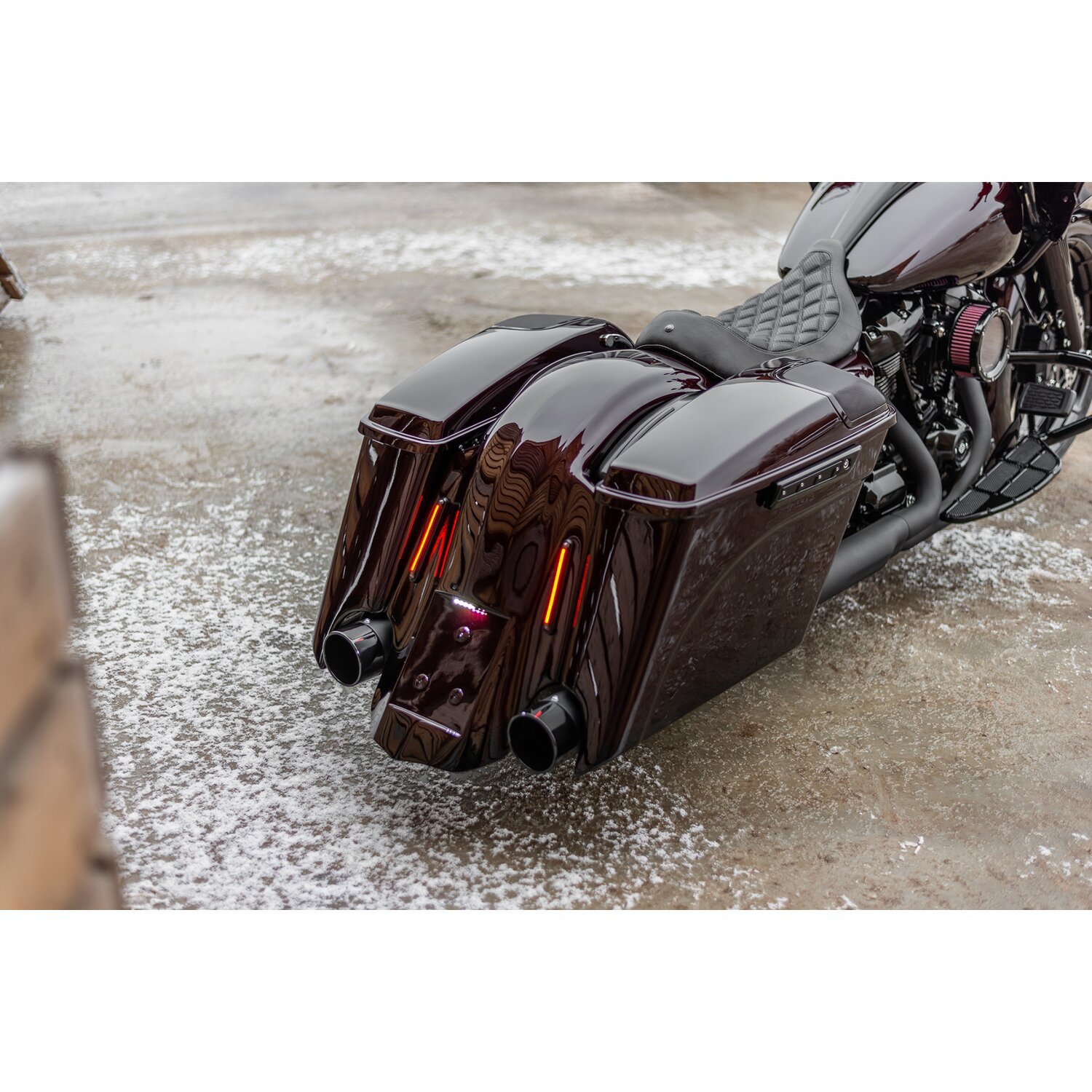 Killer Custom, saddlebag latch inserts