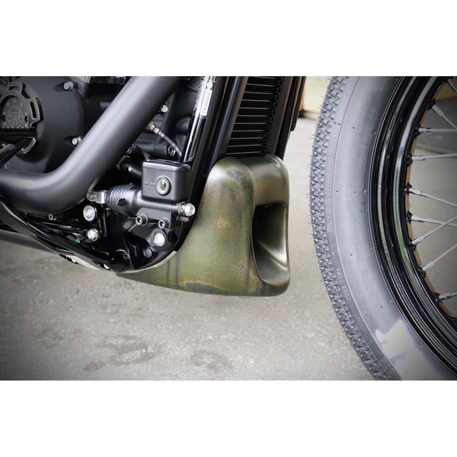 Cult-Werk, bug spoiler 'Bobber, Black, Matte