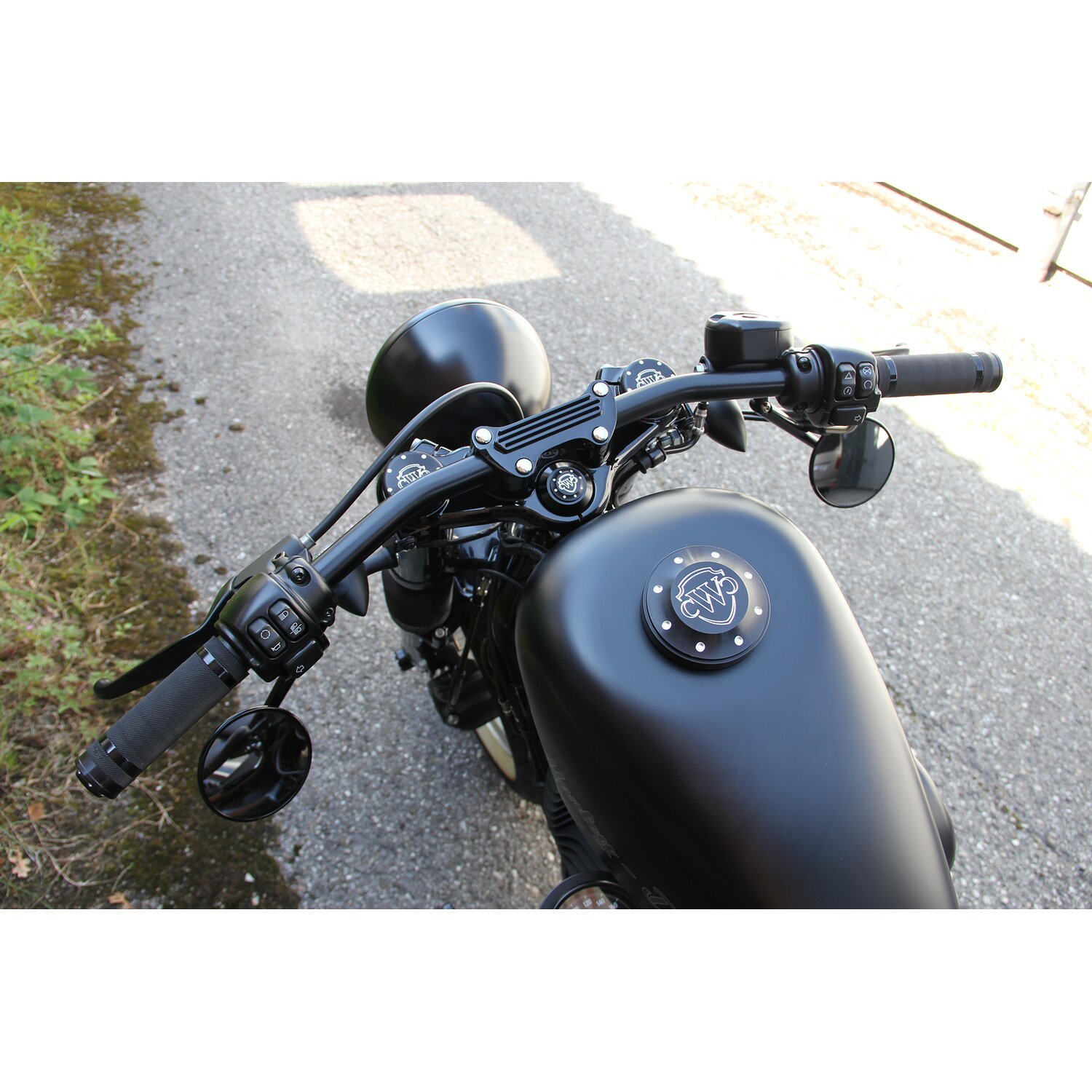 Cult-Werk, handlebar top clamp, Black, Matte
