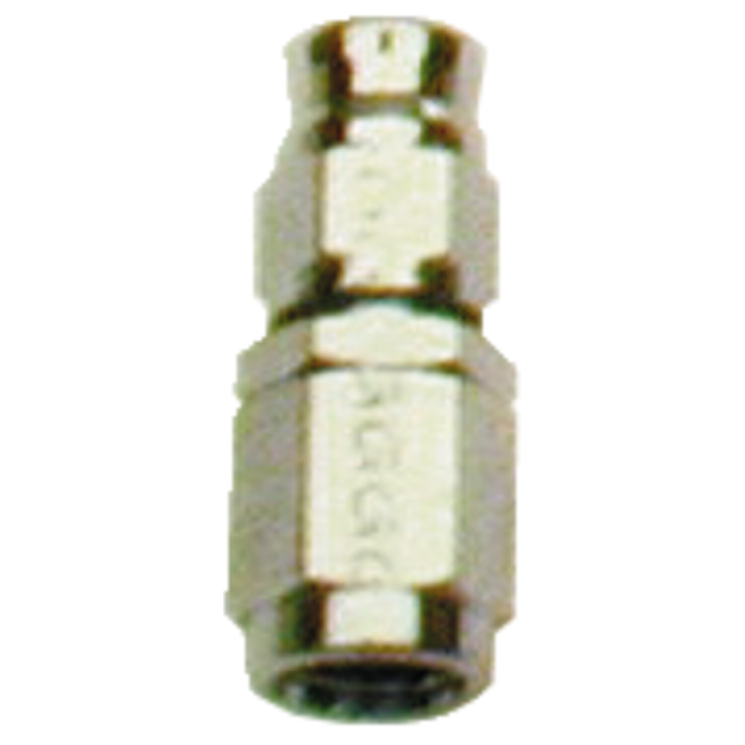Goodridge, straight hose end, Chrome