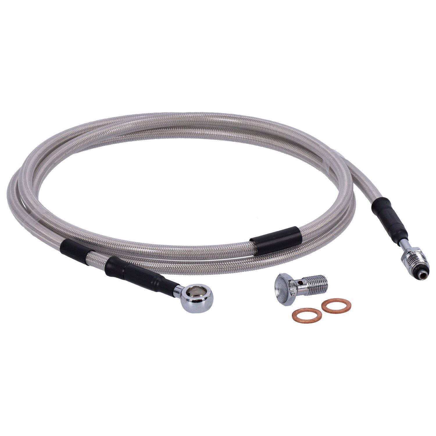 Goodridge hydraulic clutch line kit 63", clear coated