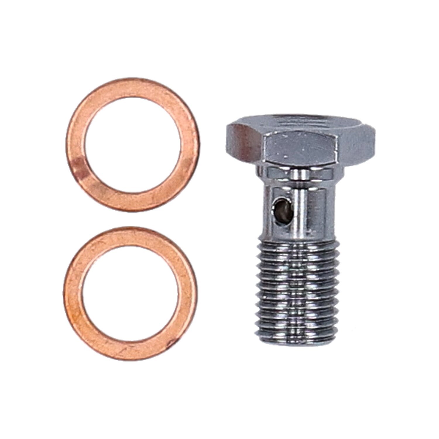 Goodridge hydraulic clutch line kit 69", clear coated, Silver