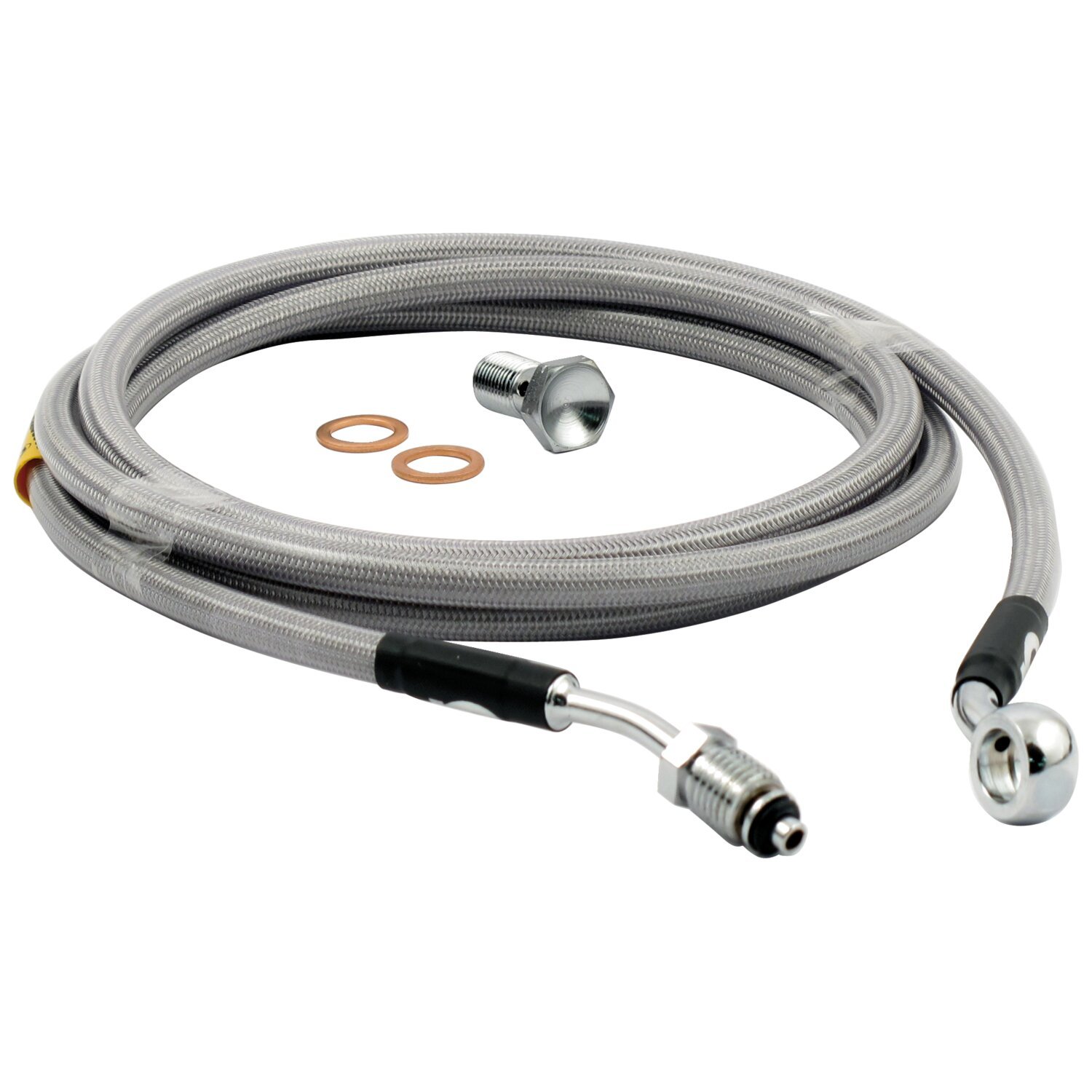 Goodridge hydraulic clutch line kit 70", clear coated