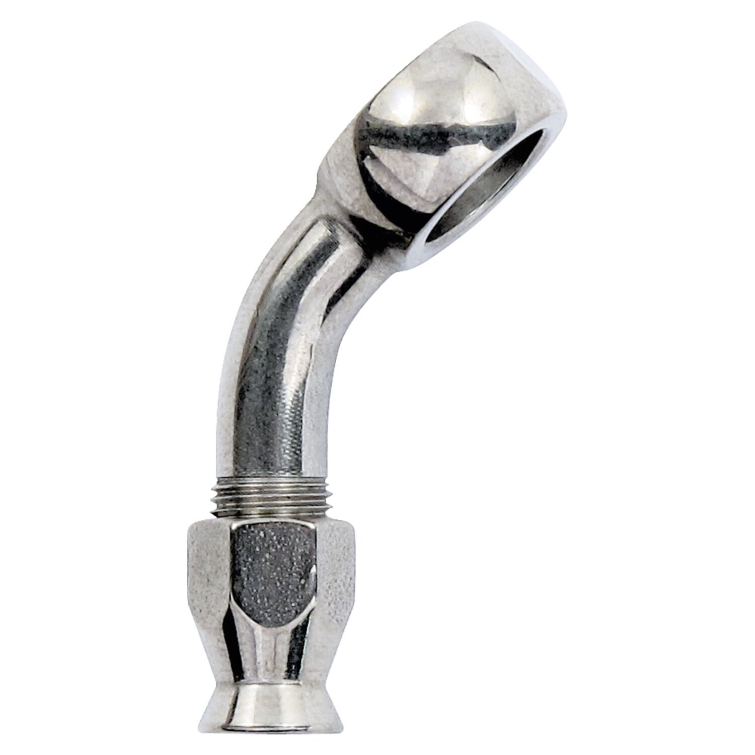 Goodridge banjo 3/8" 45 degrees, Chrome