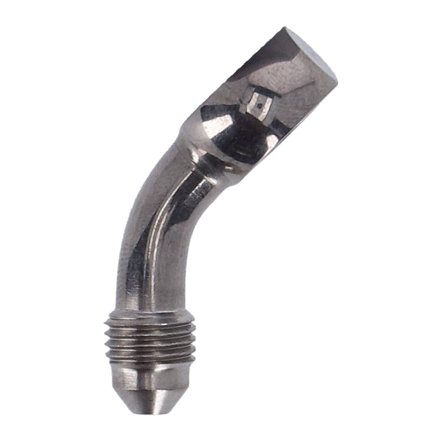 Goodridge, Slimline banjo fitting 3/8", 45 degrees. SS