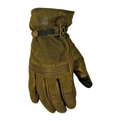 The RSD Truman glove is a vintage work style CE Approved CE CE13594-1 glove using classic materials. The top hand is built using the proprietary RSD waxed cotton used on some our most iconic jacket designs that provides abrasion protection and is naturally water repellent. The index finger and thumb tips have cell touch layers for smartphone use. All seams use double stitched construction and the palm is constructed using a double layer premium full grain cowhide leather. The Truman is all about paying homage to timeless design and tried and true materials.