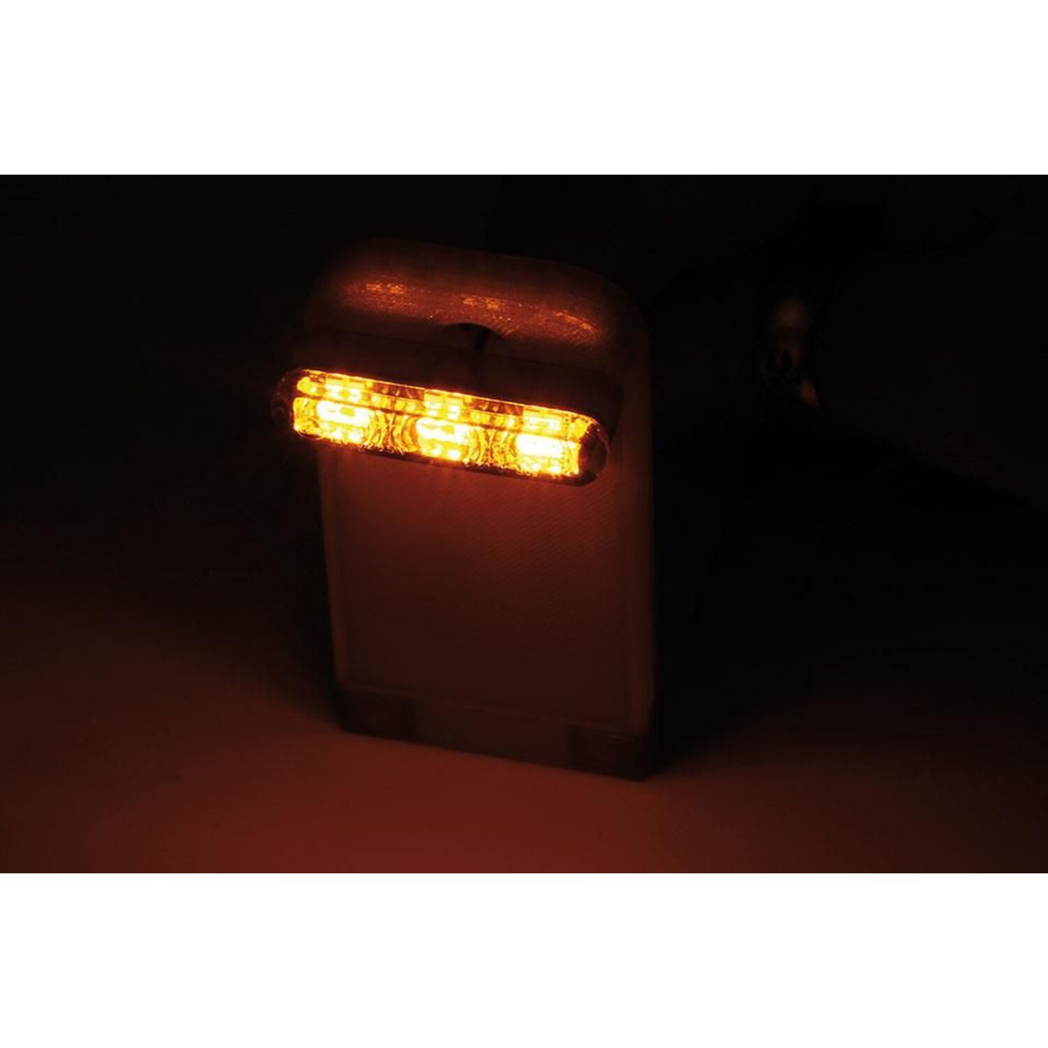 Shorty 2 pro LED turn signal/position light. Smoke lens, ECE, Black