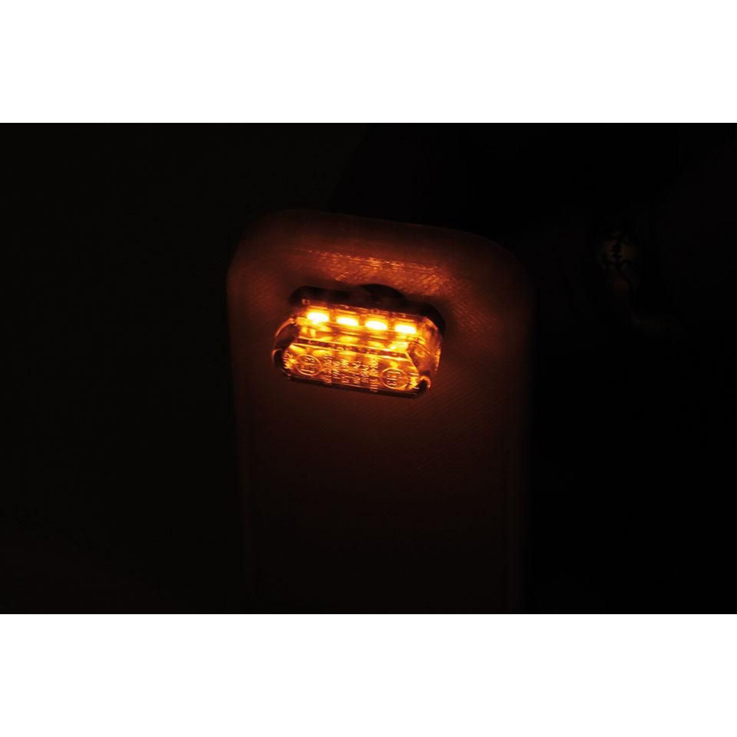 'Module 1' turn signals, horizontal/vertical mount. ECE, Black