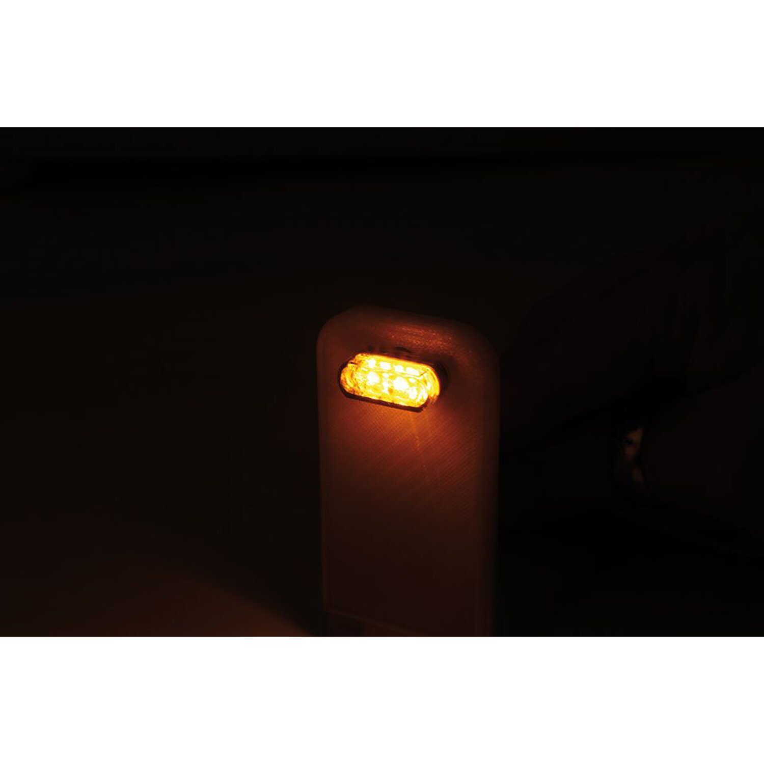 'Module 1' turn signal / position light. Smoke lens, ECE, Gray