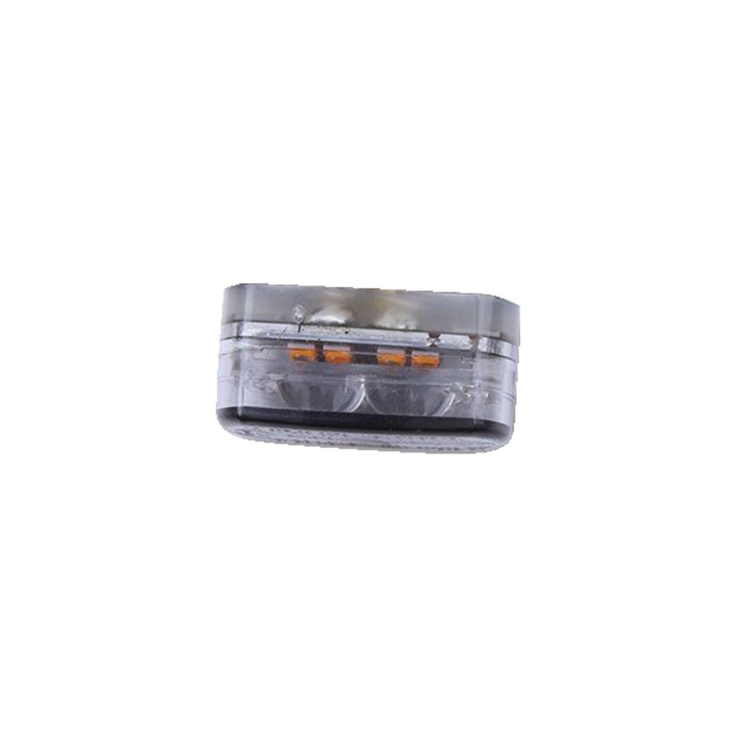 'Module 1' taillight / turn signal combo. Smoke lens, ECE, Gray