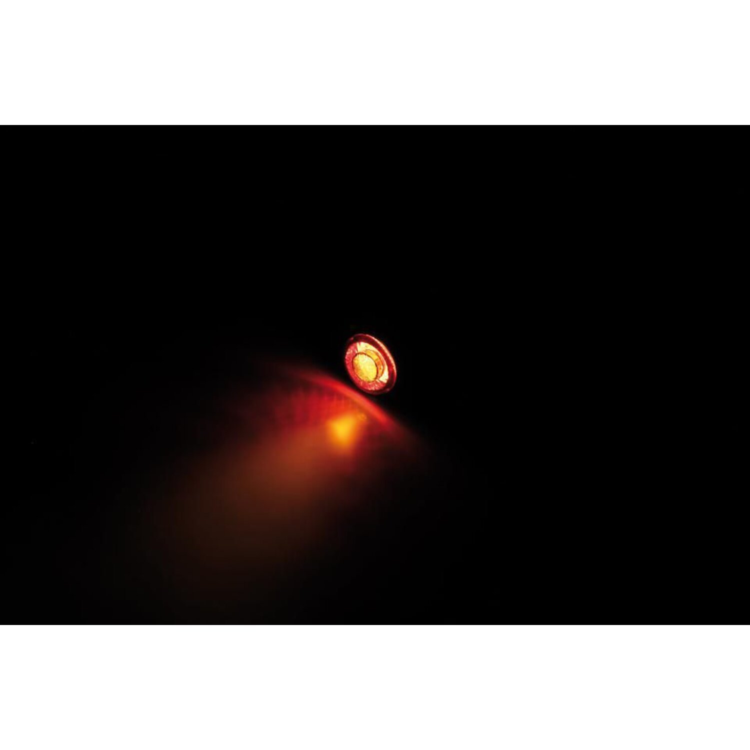 Apollo miniature round smd LED taillight/turn signal combo, Black