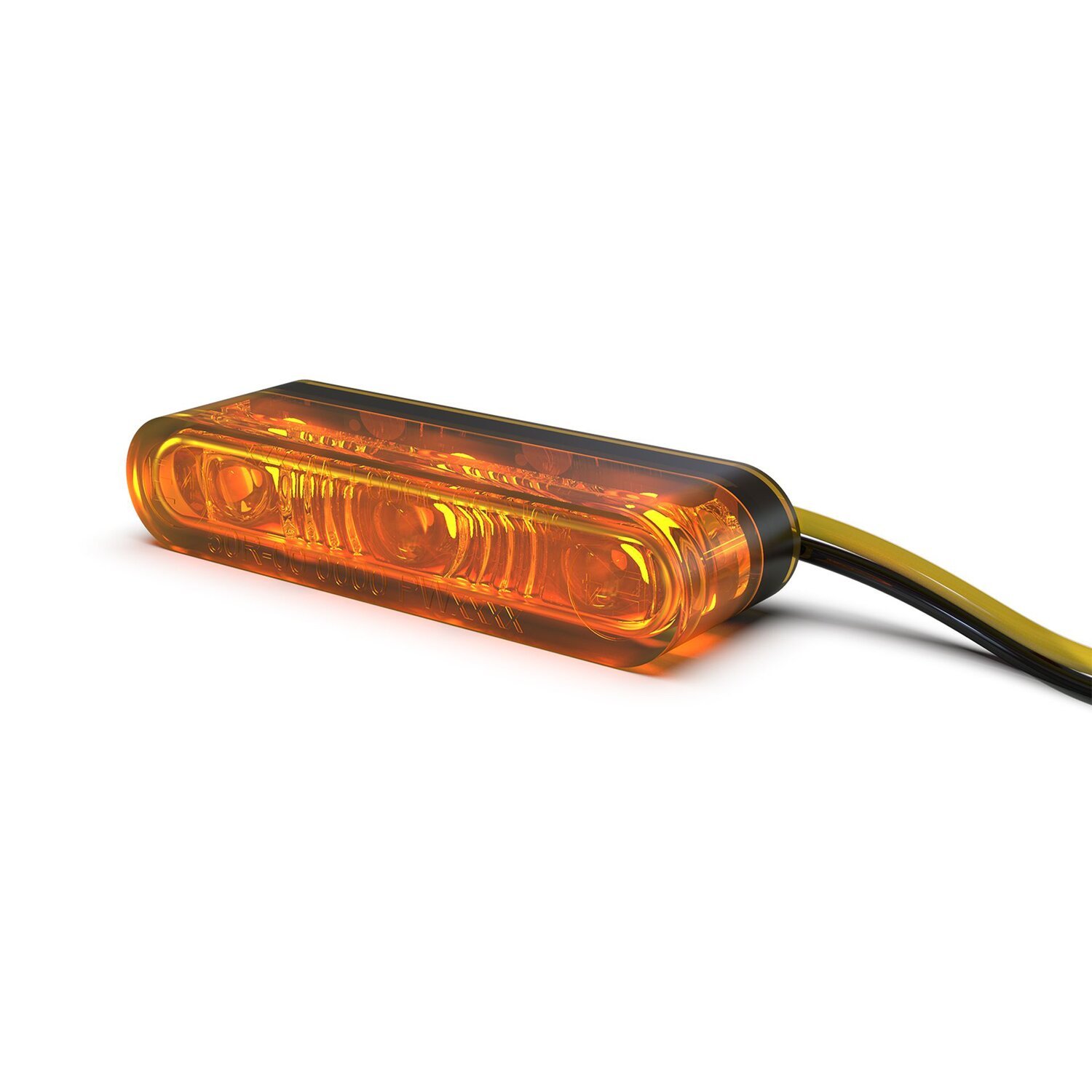 star-1mx pro', LED turn signals. Amber lens. ECE, Orange