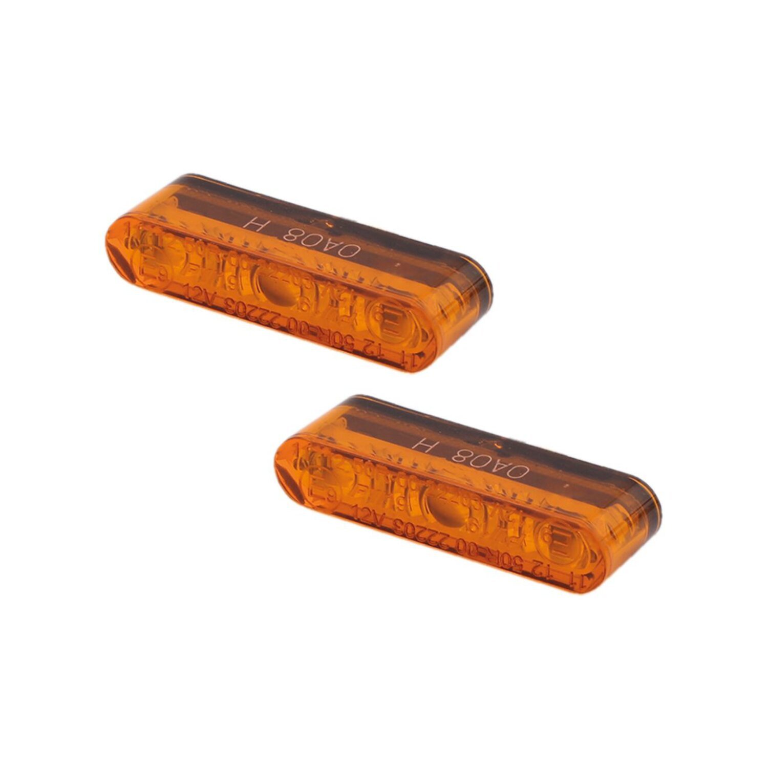 star-1mx pro', LED turn signals. Amber lens. ECE, Orange