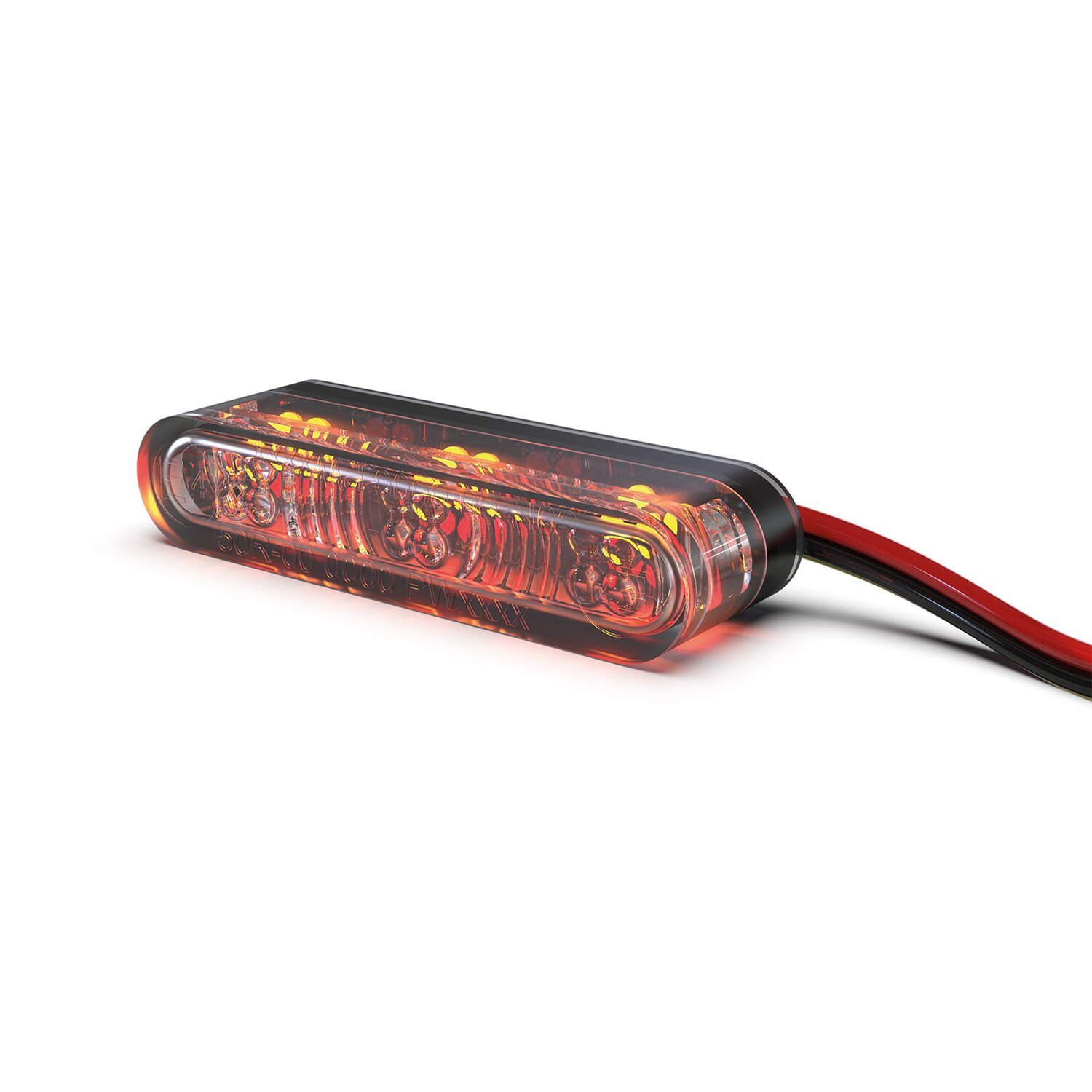 star-1mx pro', LED taillight/turn signal combo. ECE, Black