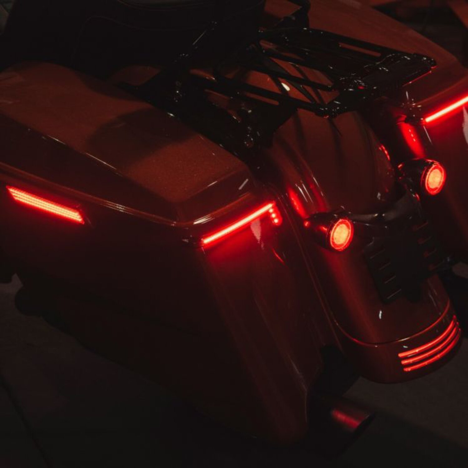 Custom Dynamics, regular t/s low profile bag lights